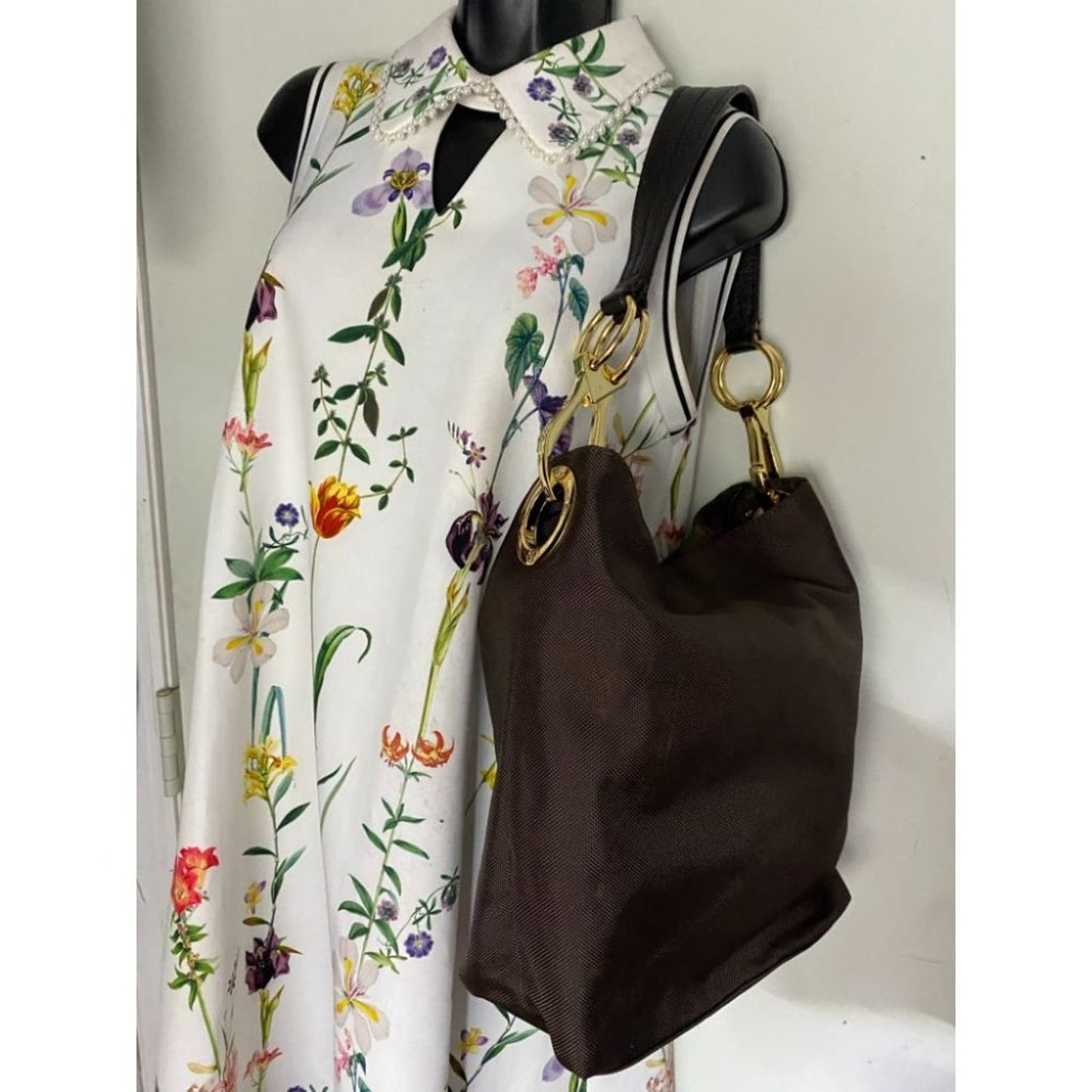 JPK Paris Brown Large Nylon Tote Bag