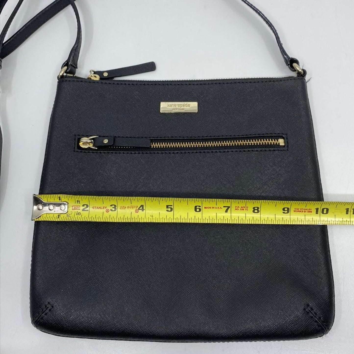 Kate Spade Black Medium Size Leather Crossbody Bag