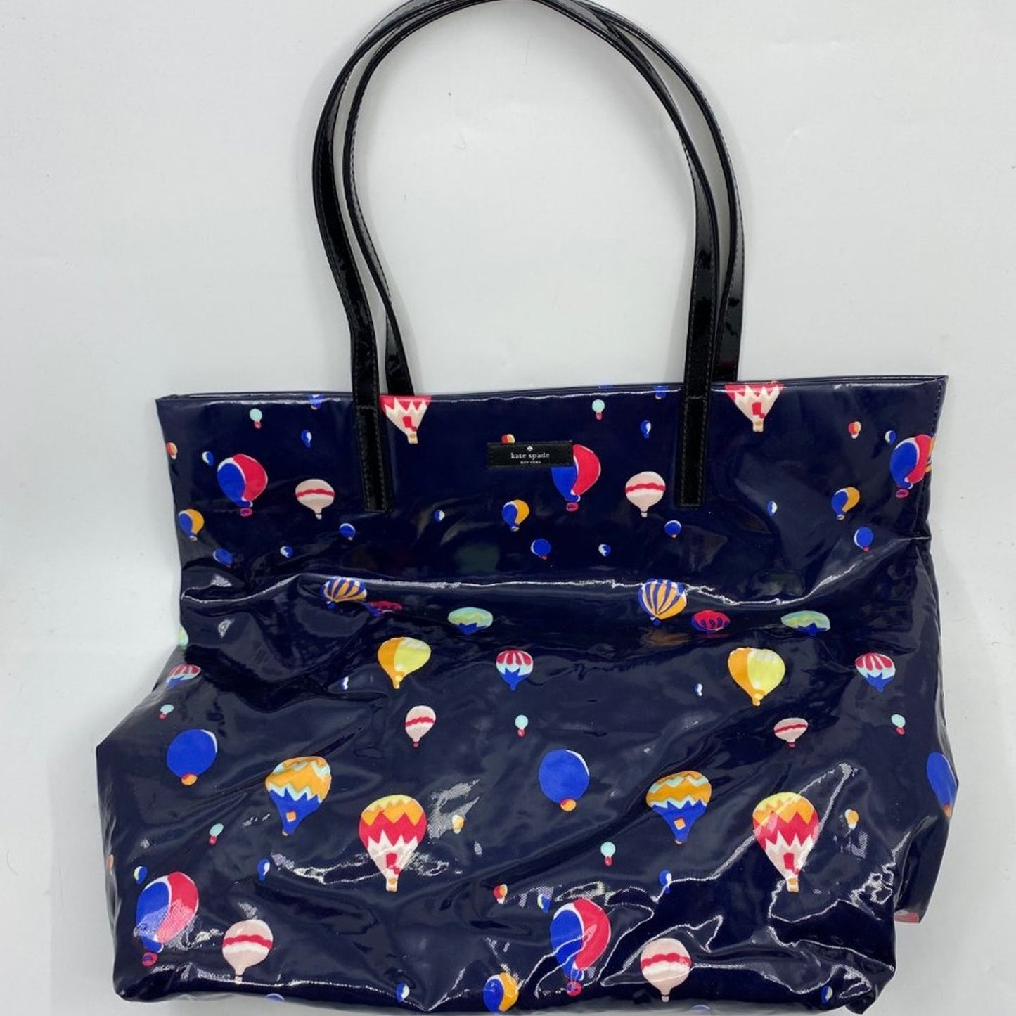 Large laminated shopping tote