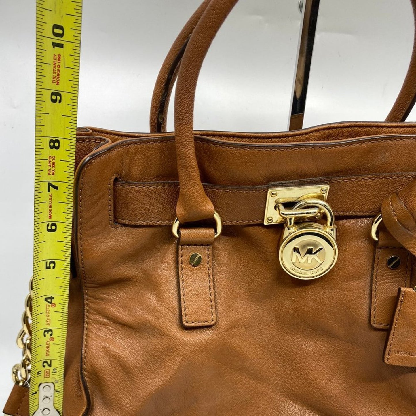 Michael Kors Medium Brown Hamilton Leather Bag