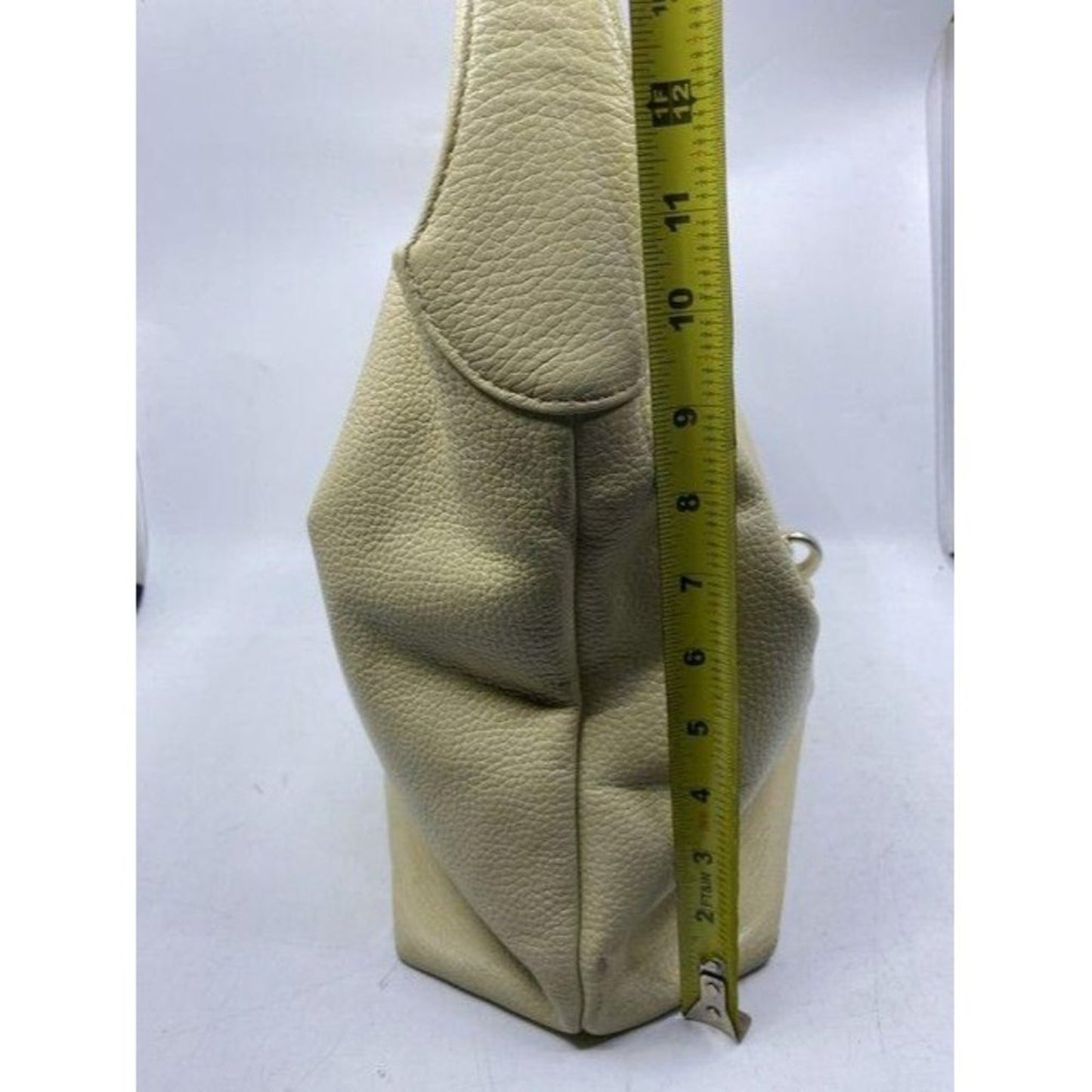 Dooney and Bourke cream leather hobo bag