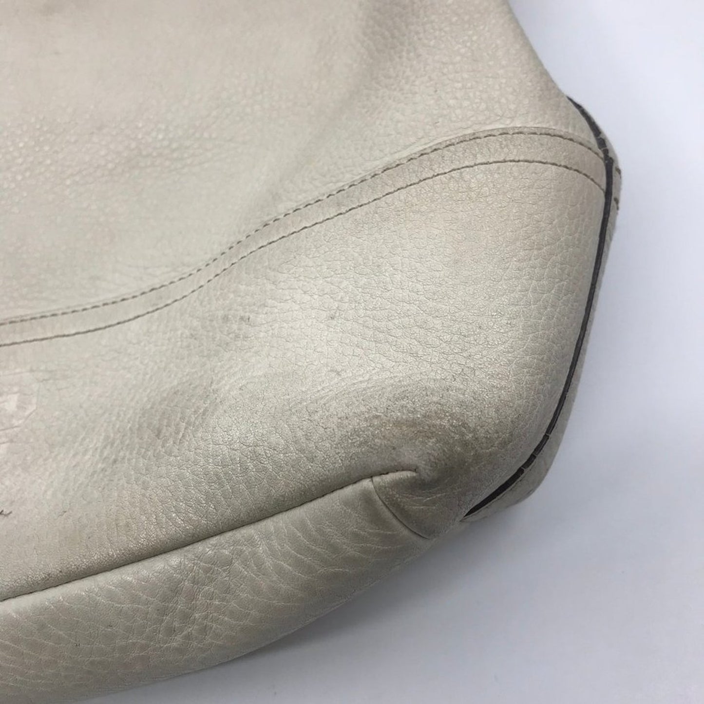 COACH White Medium Leather Handbag