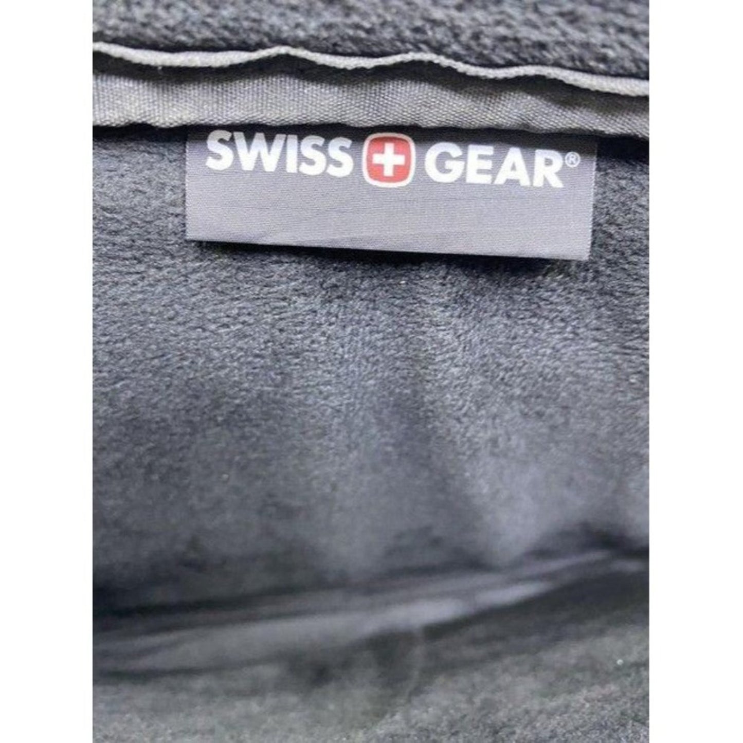 swiss gear black navy nylon cross body bag