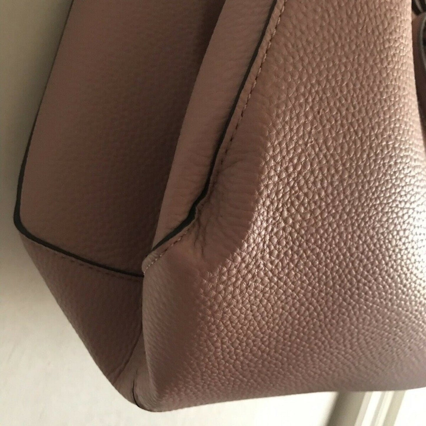 NANETTE LEPORE Large Leather Dusty Pink Handle Bag