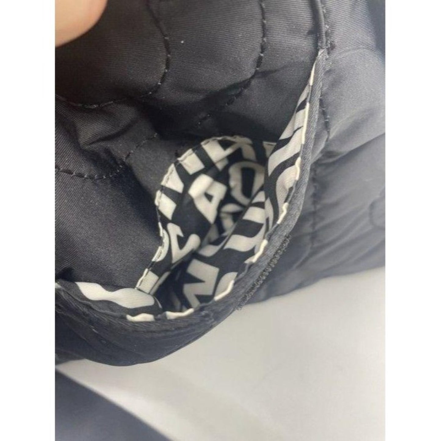 marc jacobs padded device black nylon cross body b