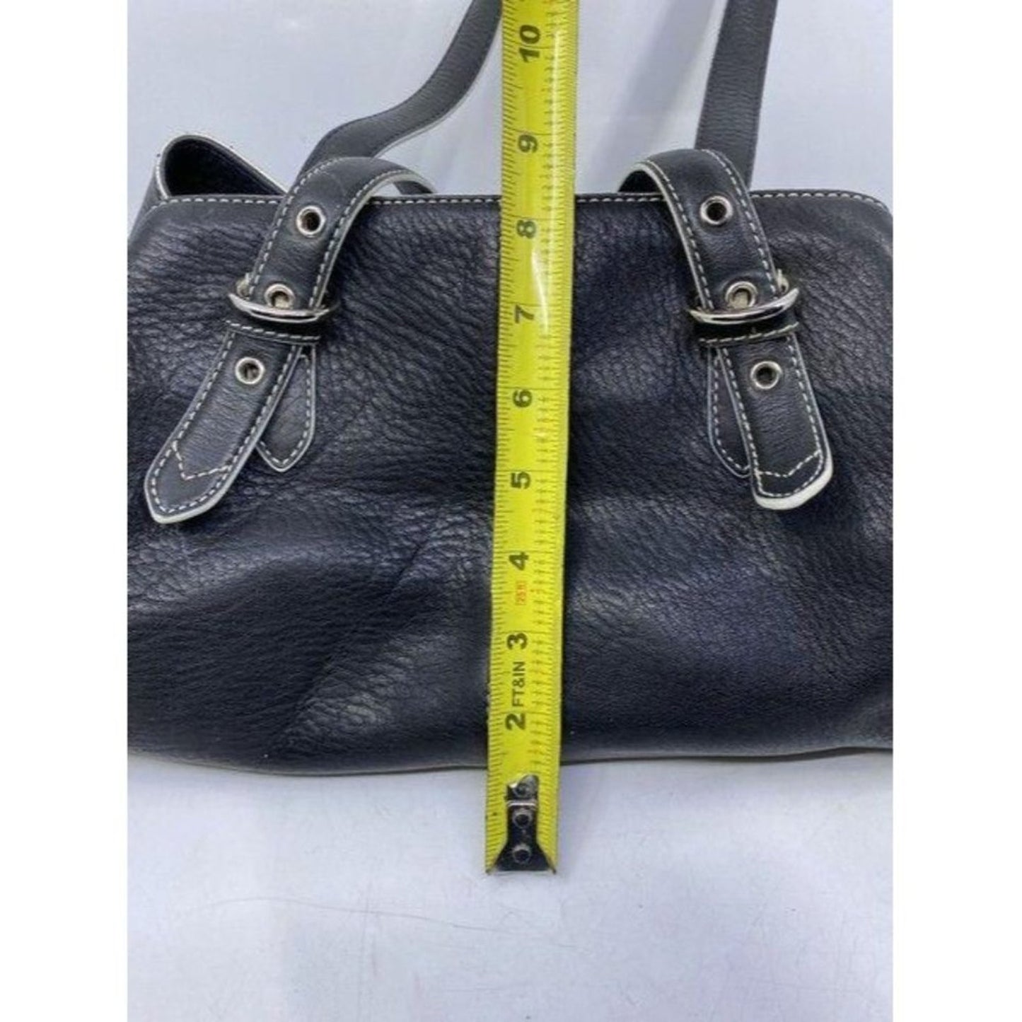 Cole Haan black leather shoulder bag