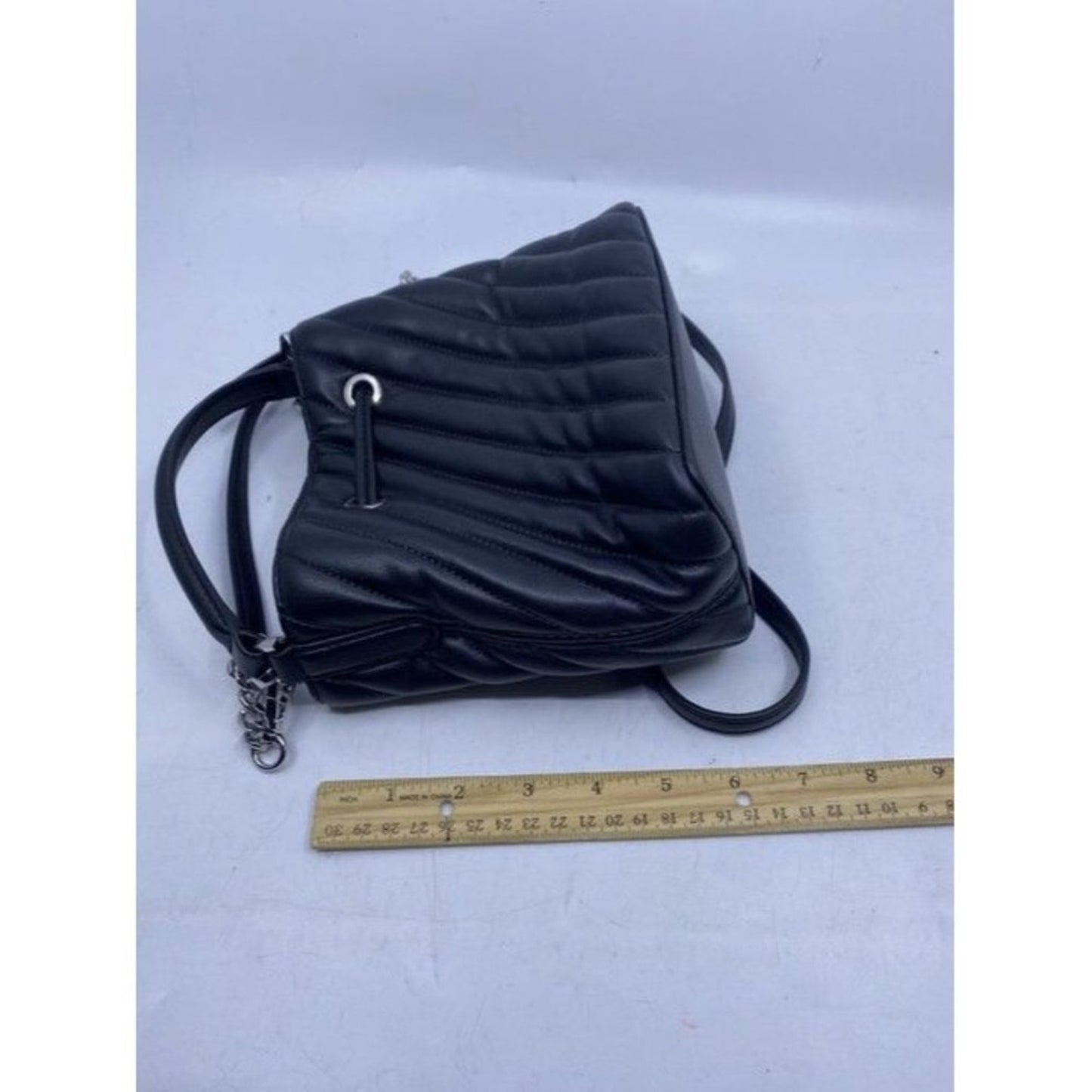Michael Kors Suri Small Vegan Black Faux Leather Cross Body Bag