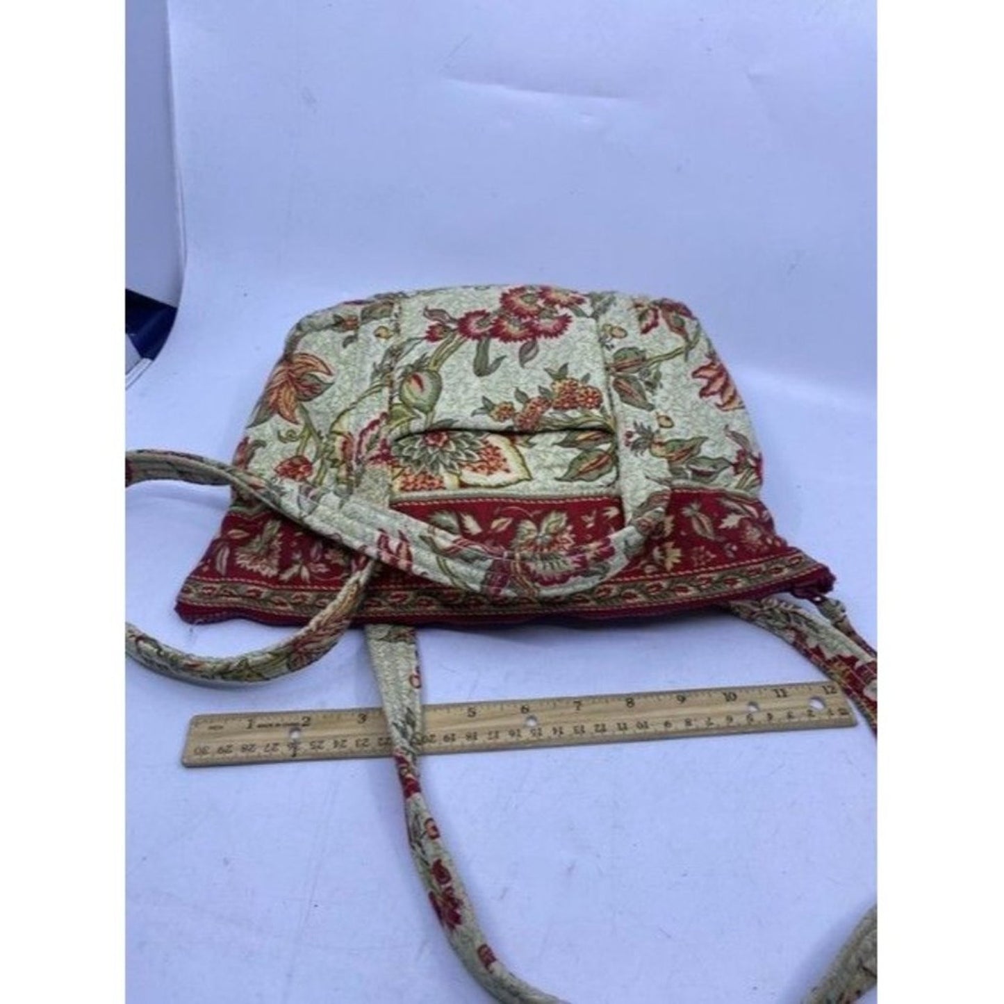 Lightweight Red Fabric Shoulder Bag