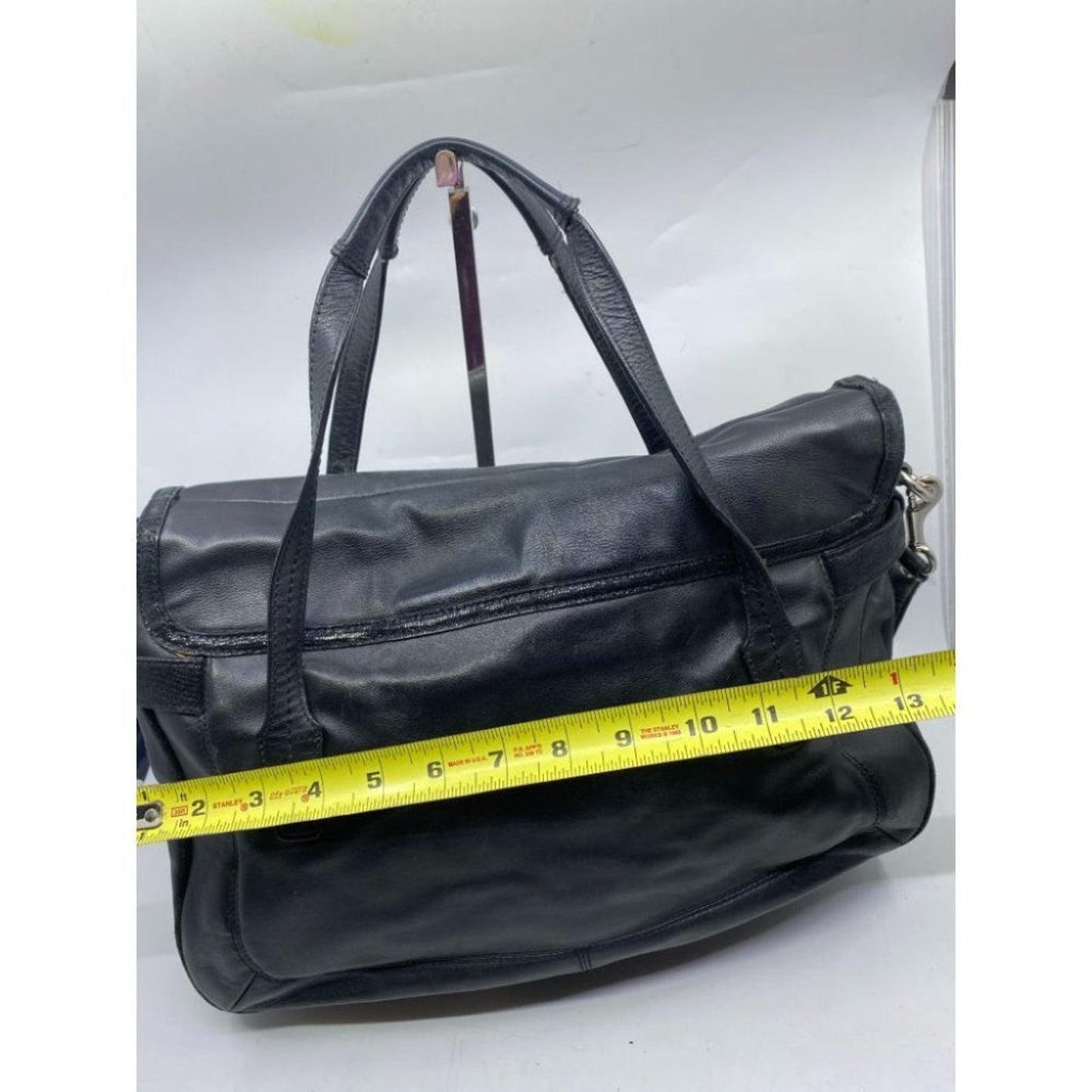 COACH Medium/ Large Leather Black Shoulder Bag