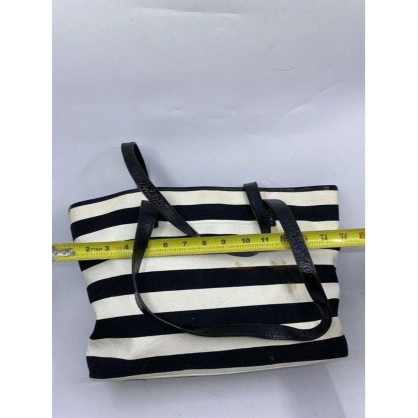 michael kors shopping nautical fabric black white