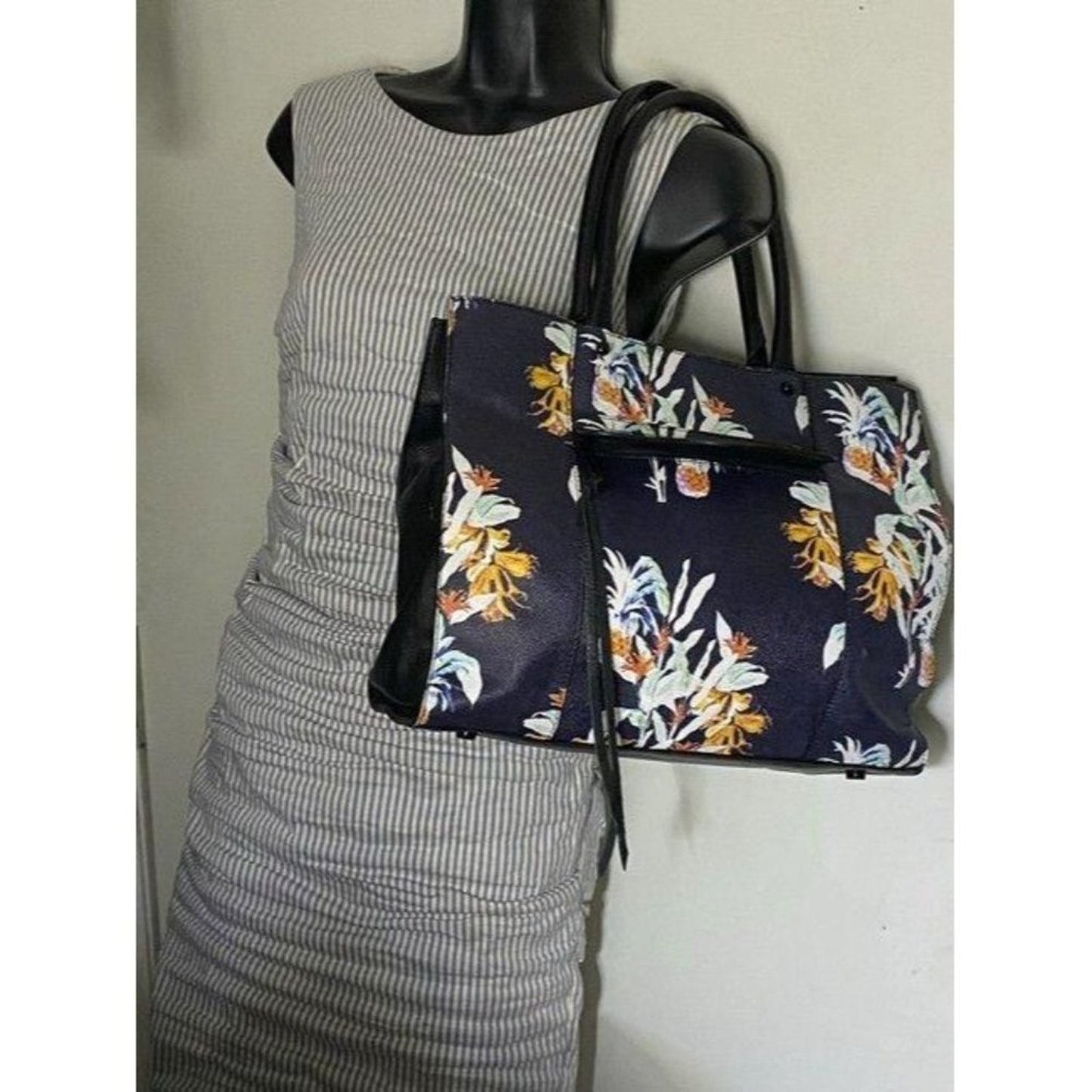 Rebecca Minkoff Shopping Xl Floral Multicolor Leat