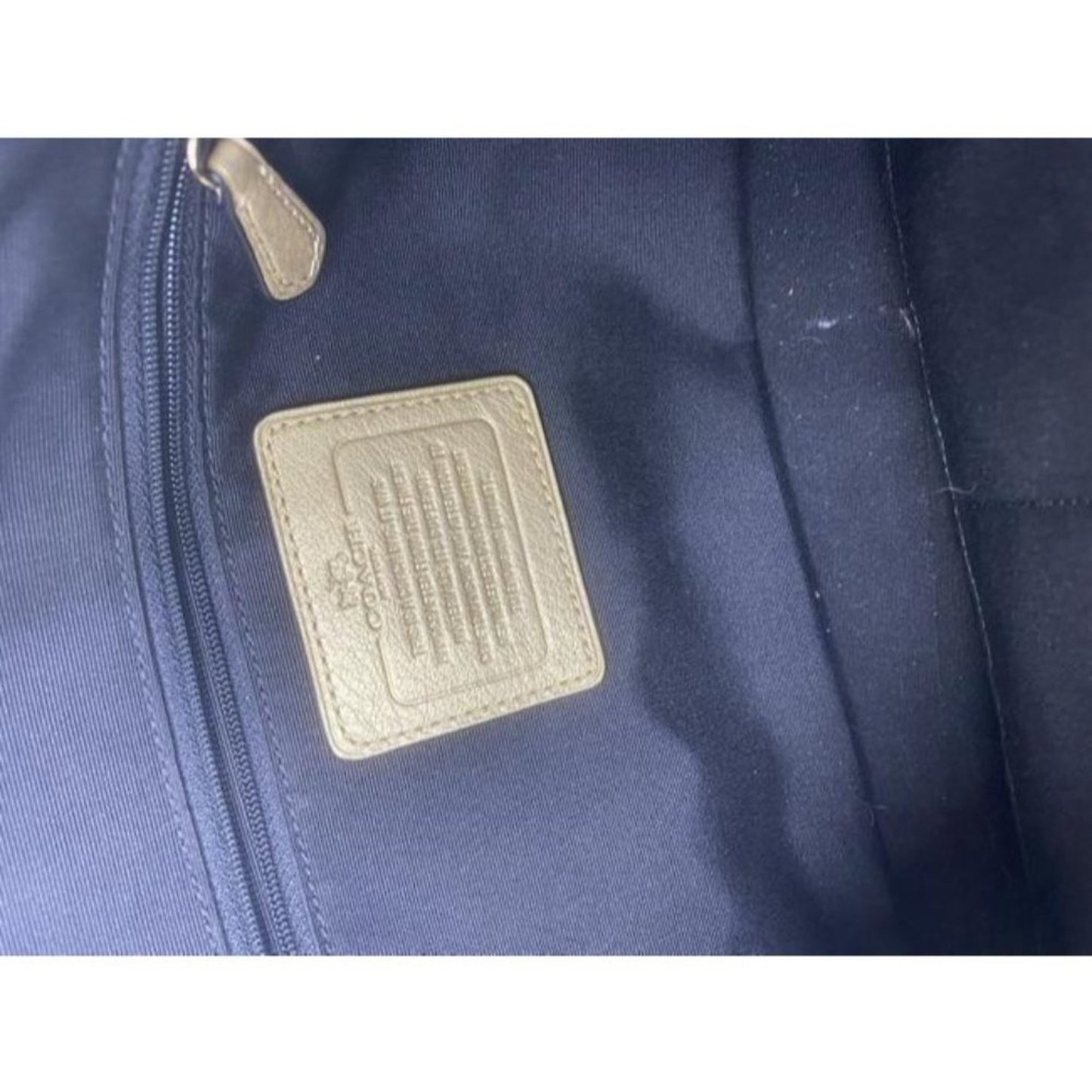 Coach w hand shoulder customized by me w applique