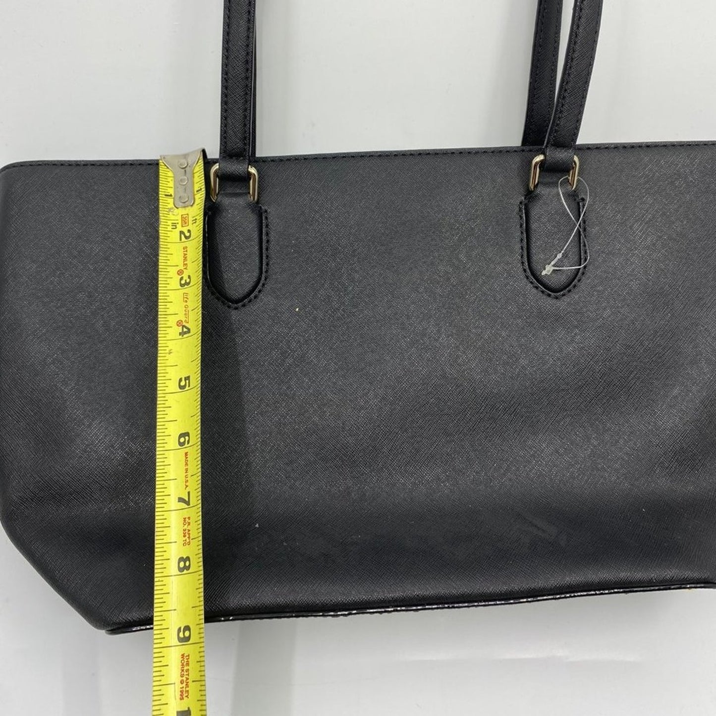Kate Spade Black Large Saffiano Leather Tote Bag
