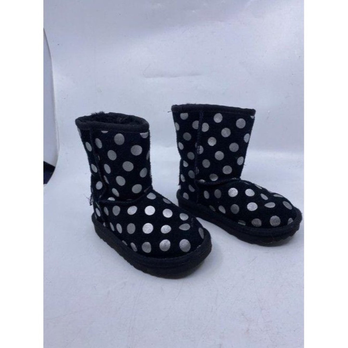 Ugg Australia Black White W Polka Dot Kid Bootsboo