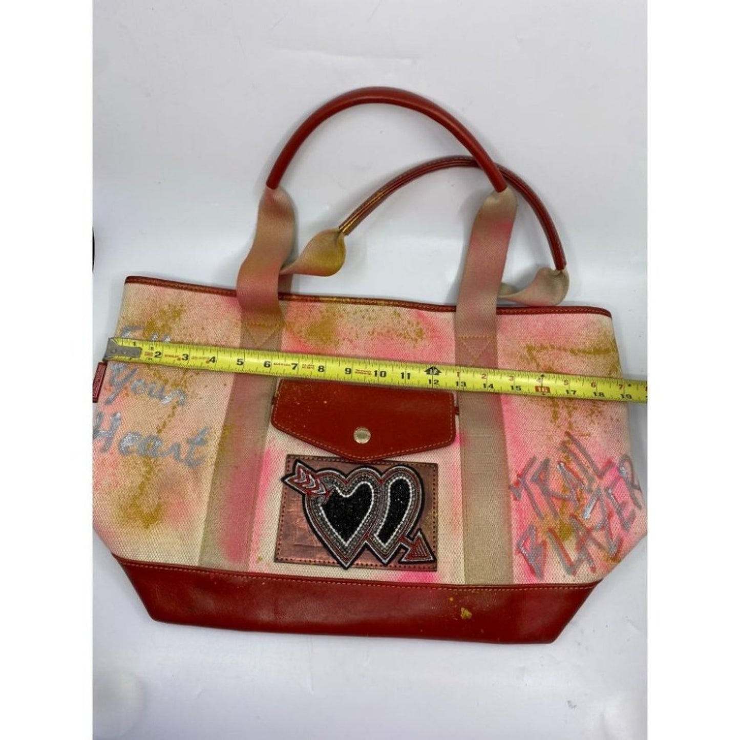 DOONEY & BOURKE Shoulder Bag Customized Pink Red