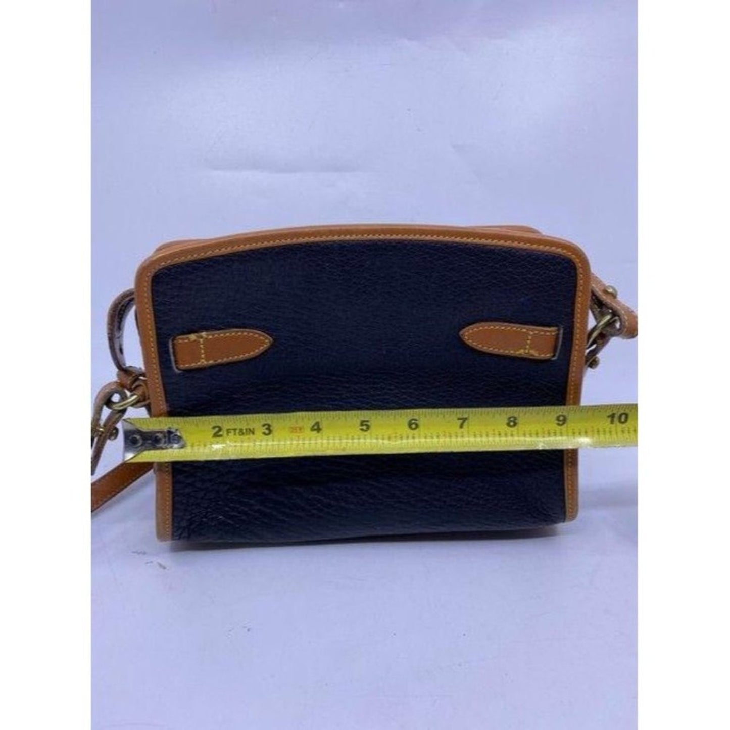 dooney and bourke vintage classic brown black leat