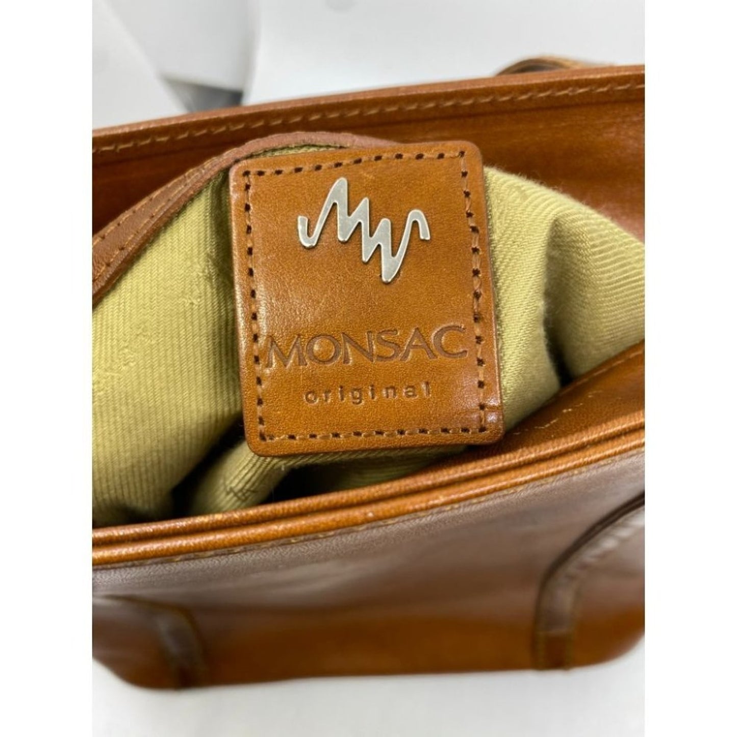 Monsac Brown Tote Mini Bag