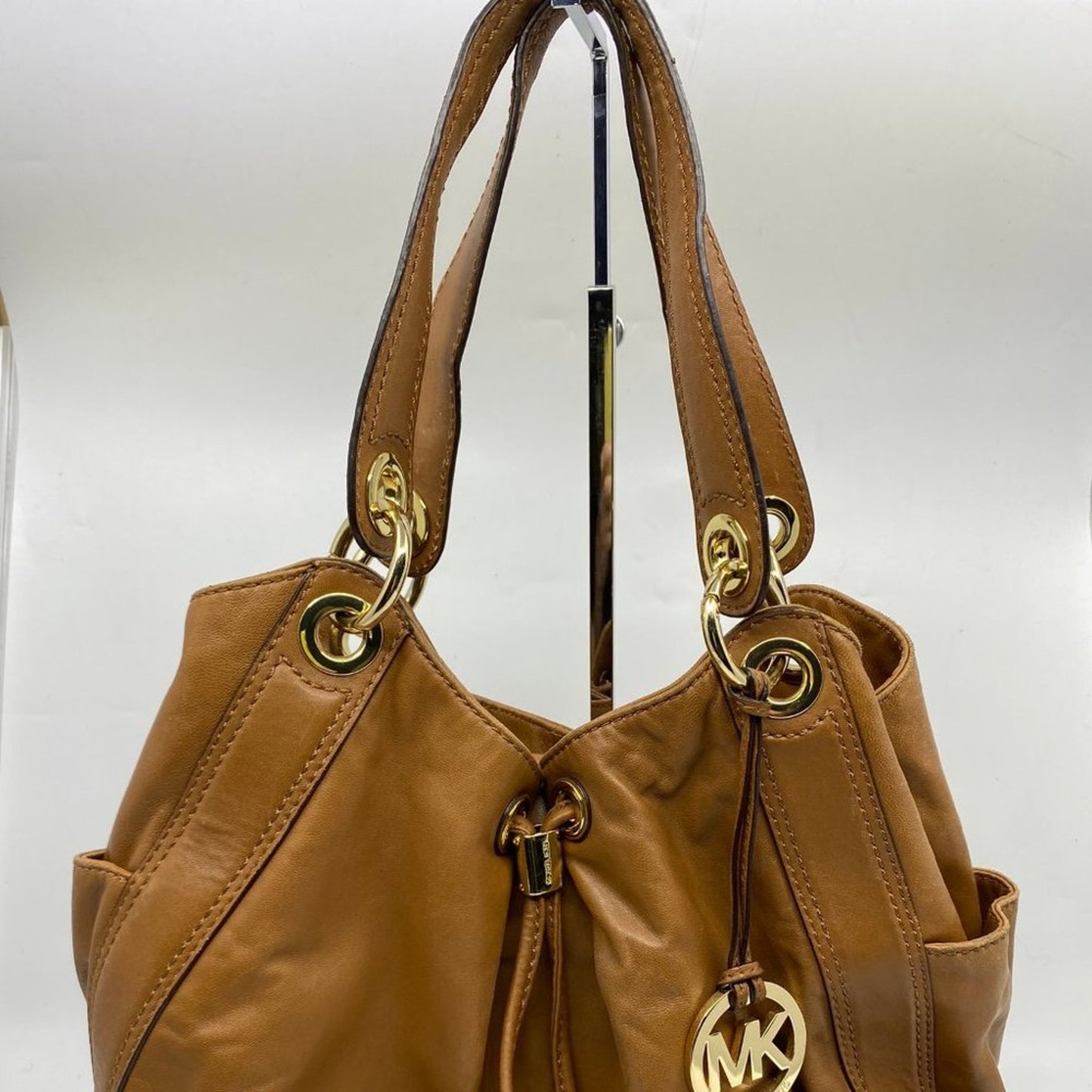 Michael Kors Medium Brown Leather Shoulder Bag