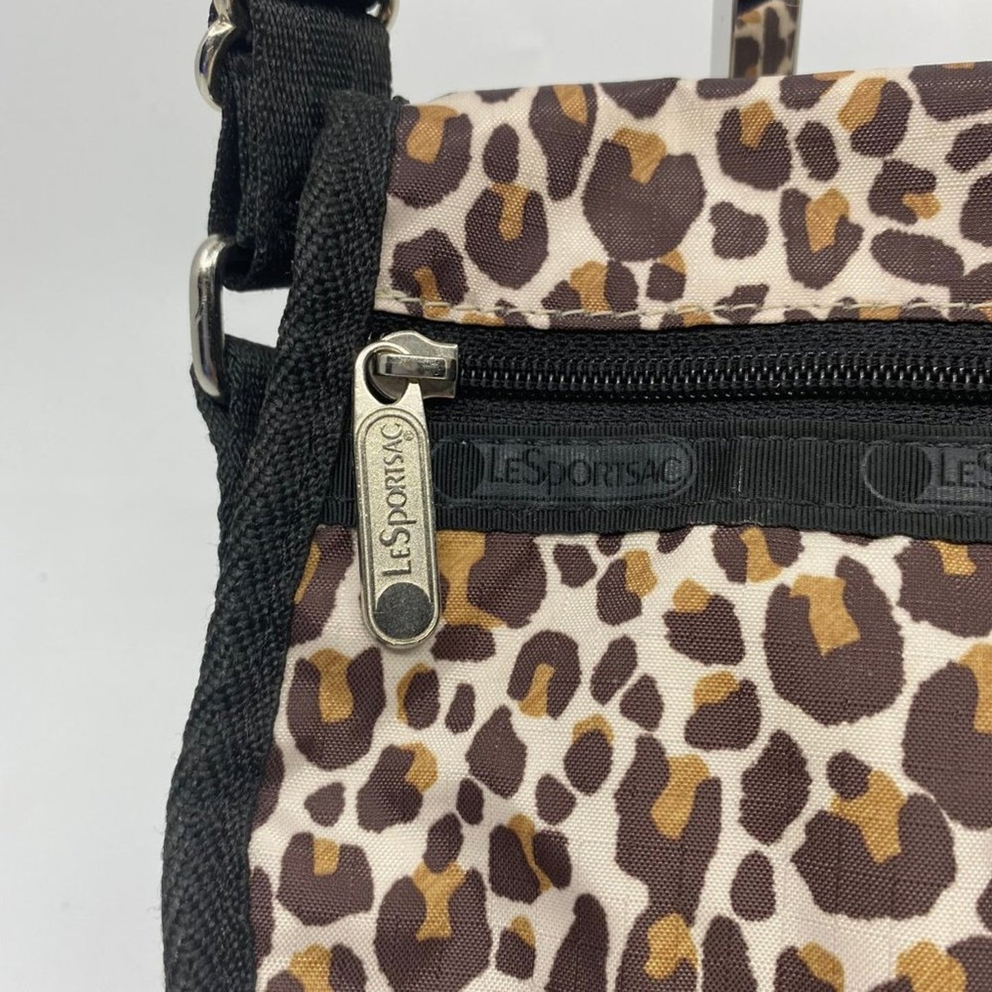LeSportsac Leopard Fabric Long Strap Wristlet