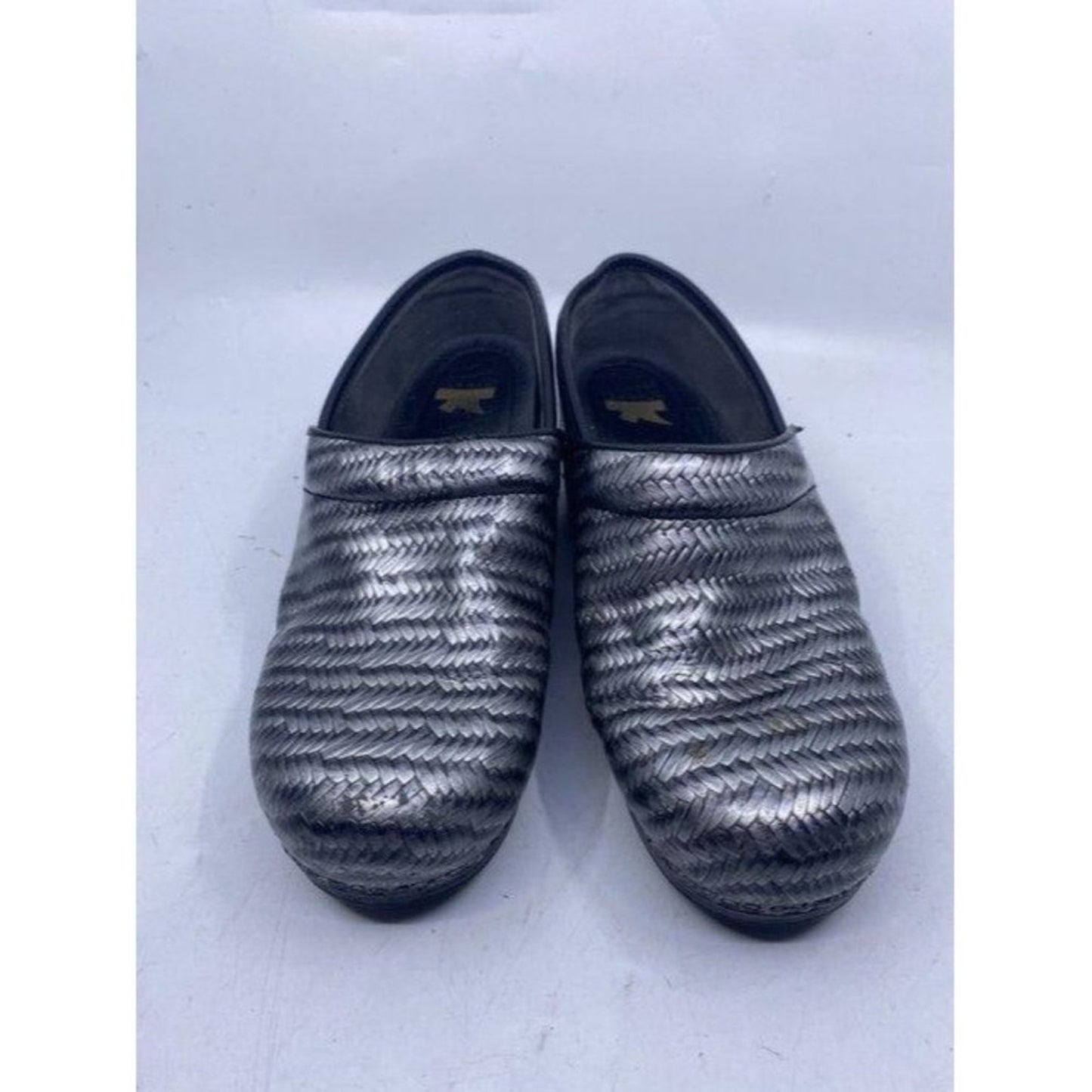 Dansko Black Silver Mulesslides Size Eu