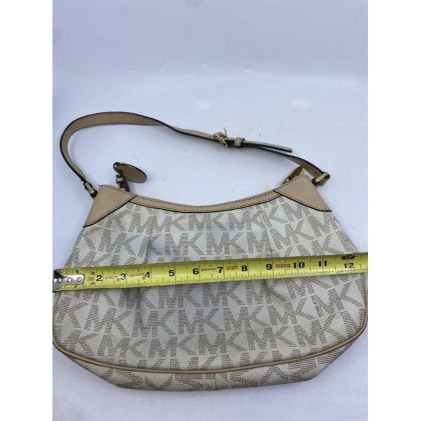 michael kors customized tan tote