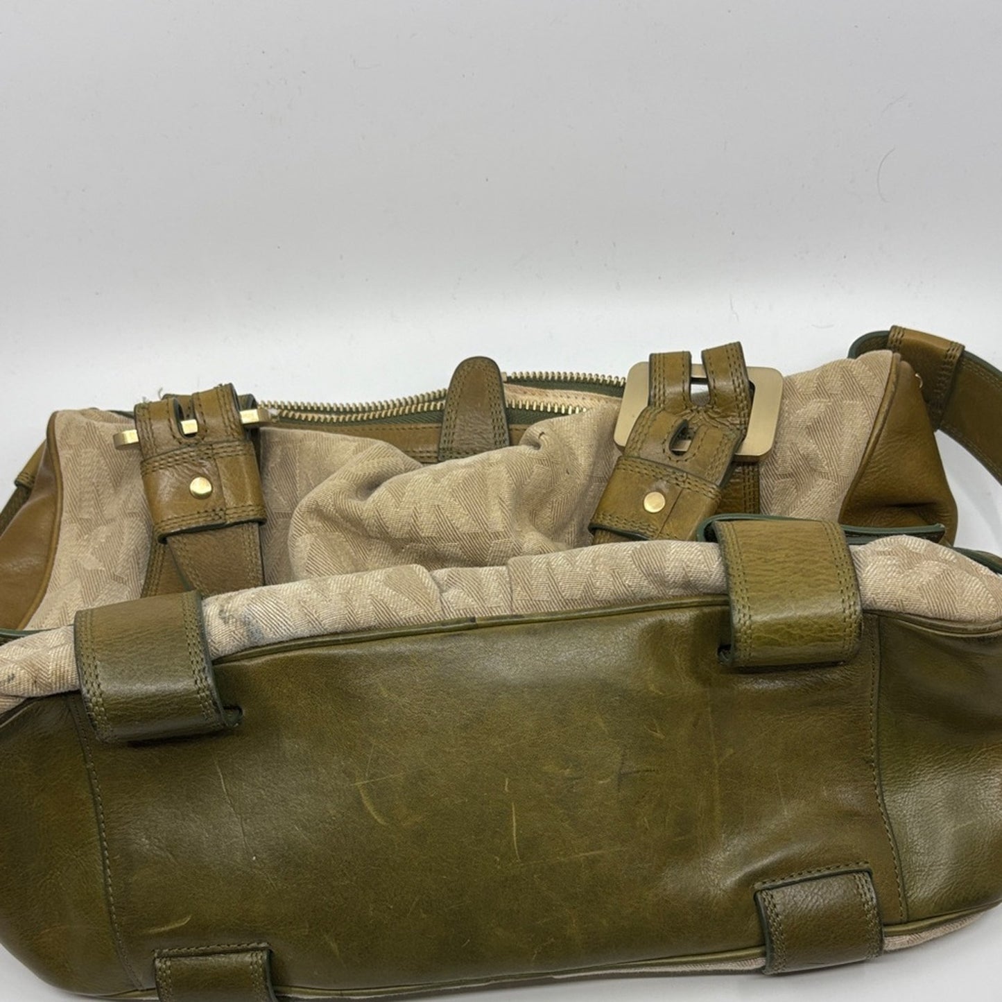Michael Kors Tan and Brown Shoulder Bag