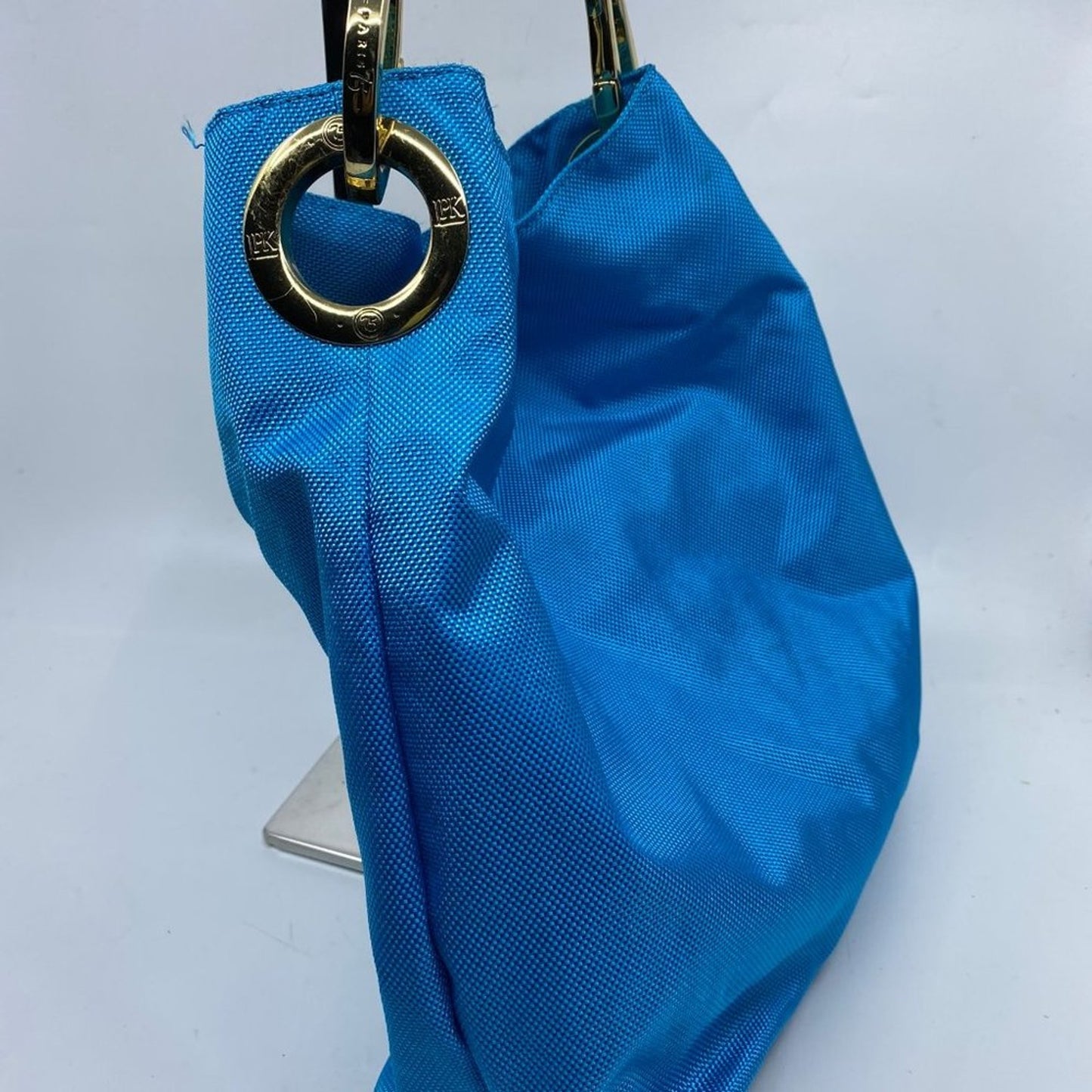 JPK Paris Blue Nylon Shoulder Bag