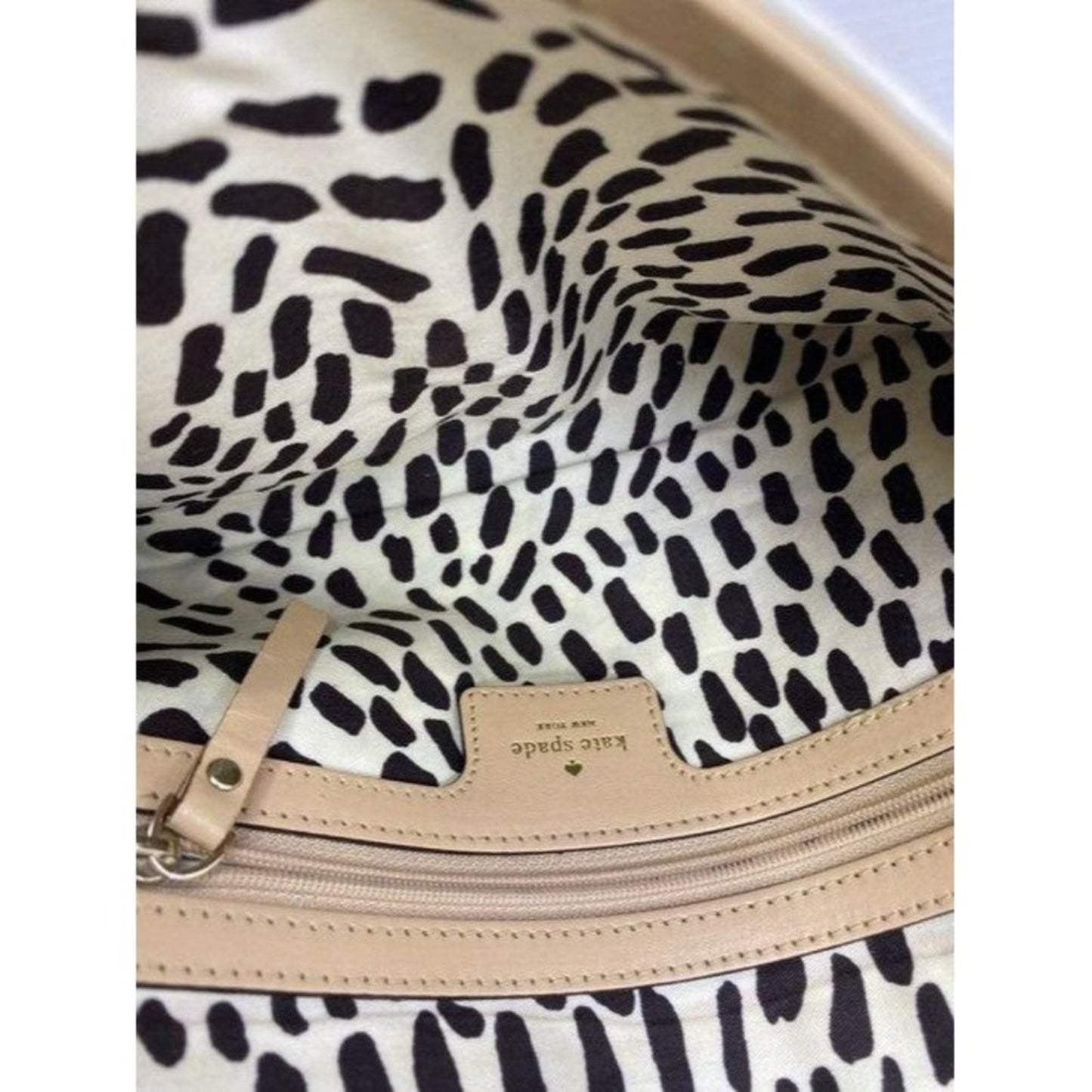 kate spade cream patent leather shoulder bag
