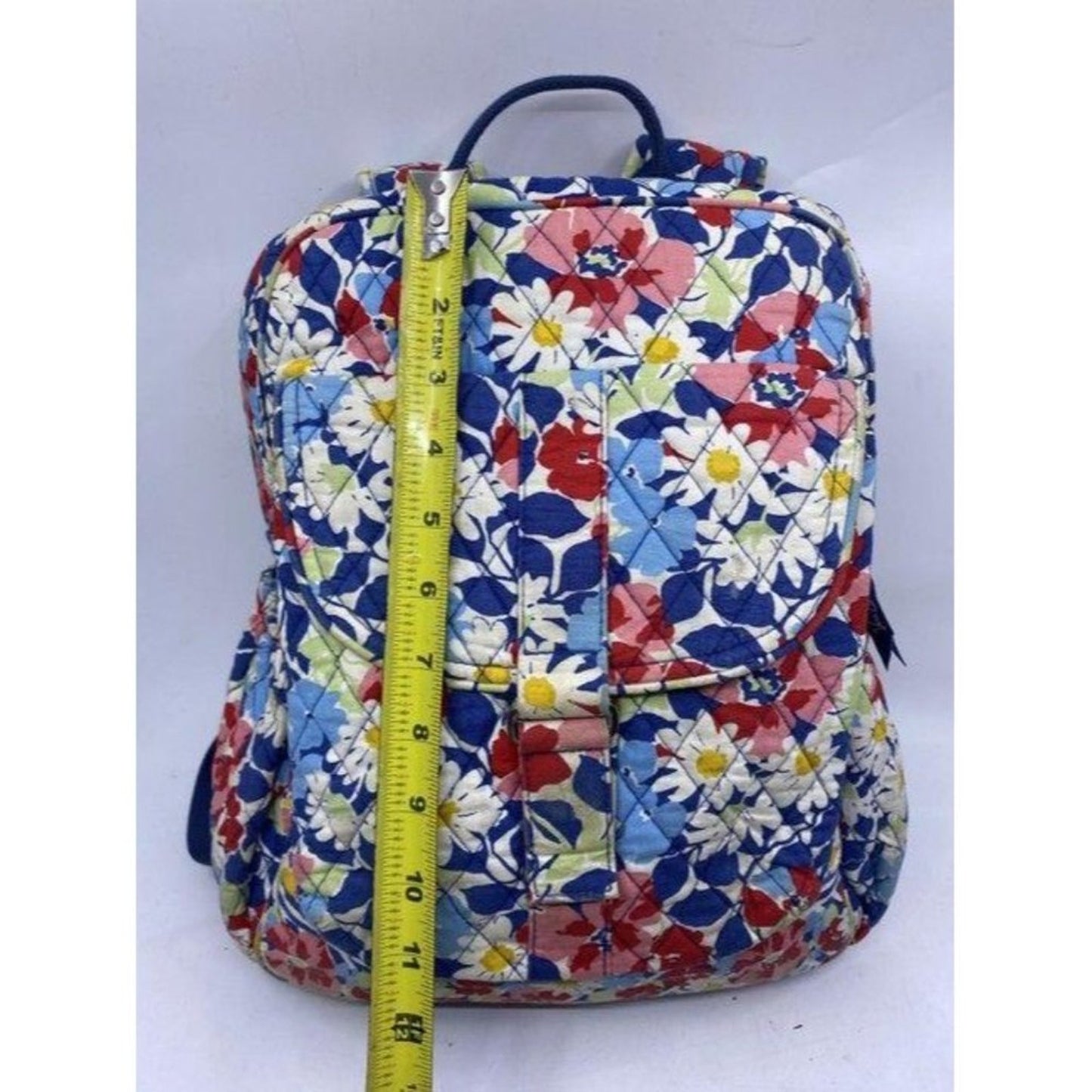vera bradley floral quilted large multicolor backp