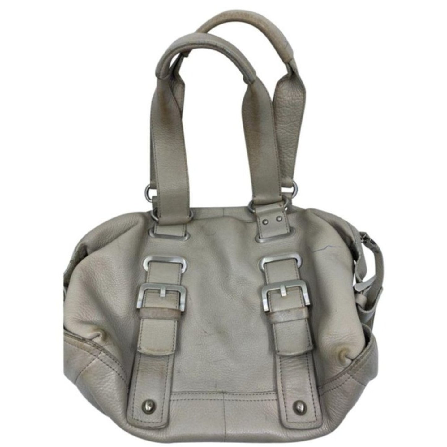 Kenneth Cole Cream Leather Tote/ Shoulder Bag