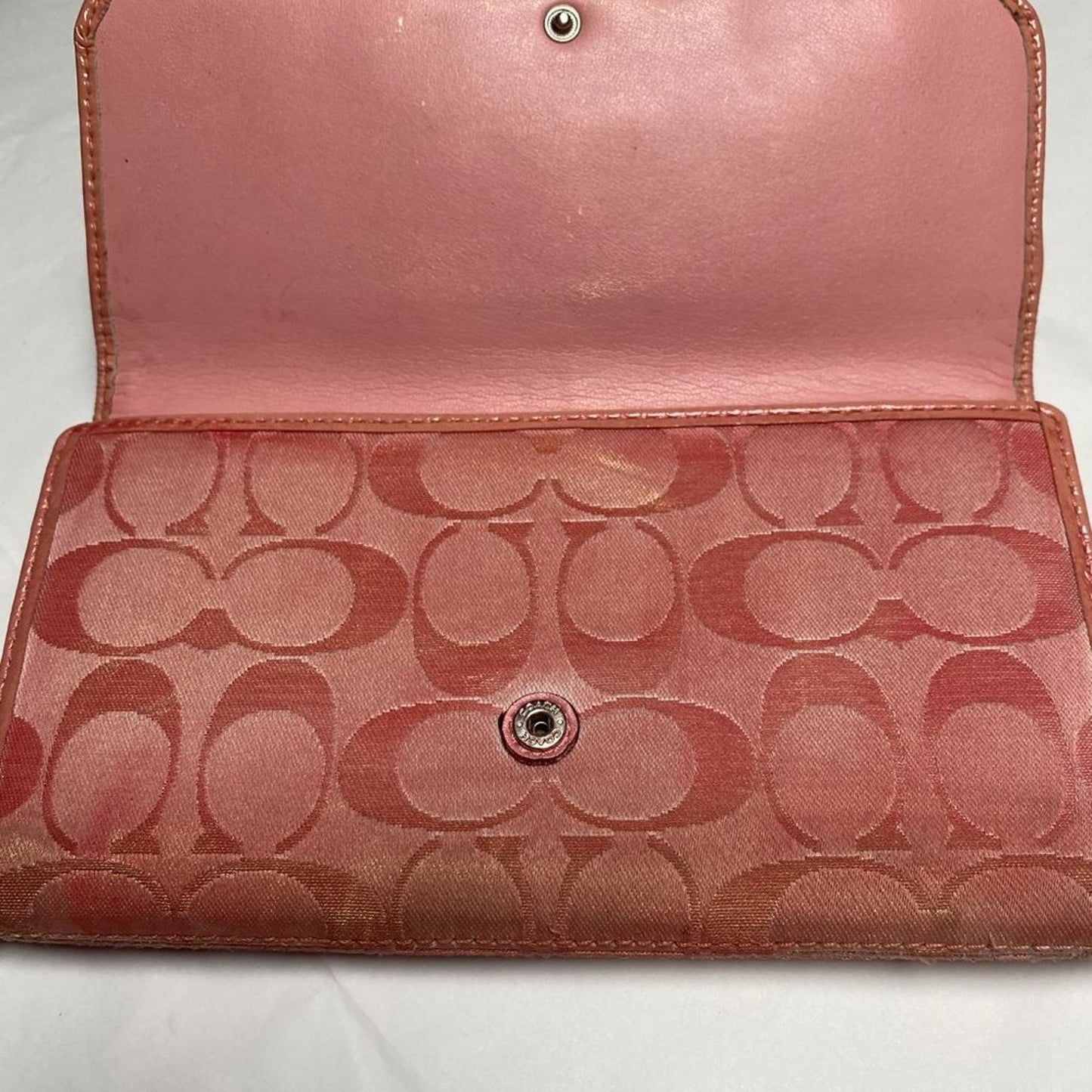 Coach Pink Tri-Fold Wallet Custom Trail Blazer
