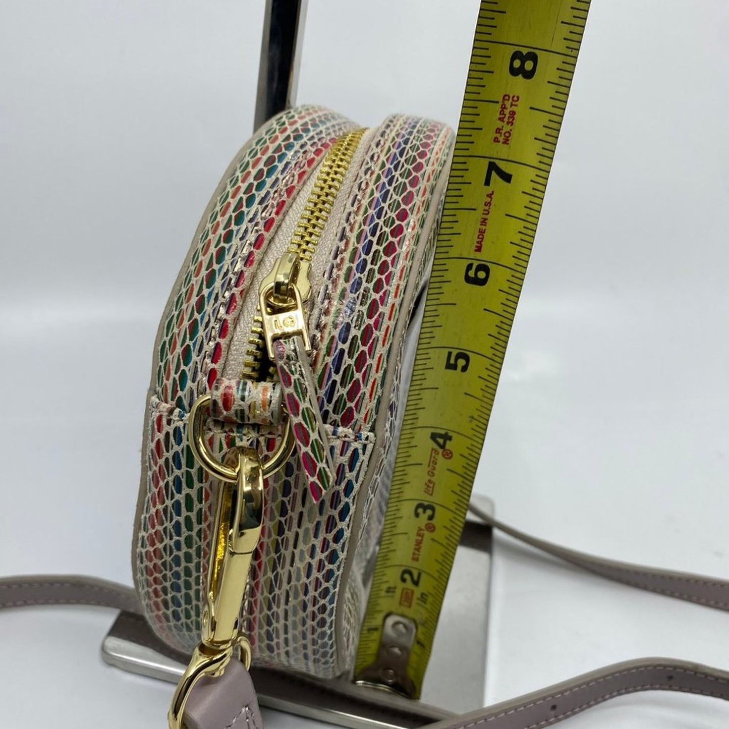 Lori Goldstein Multicolor Leather Crossbody Bag