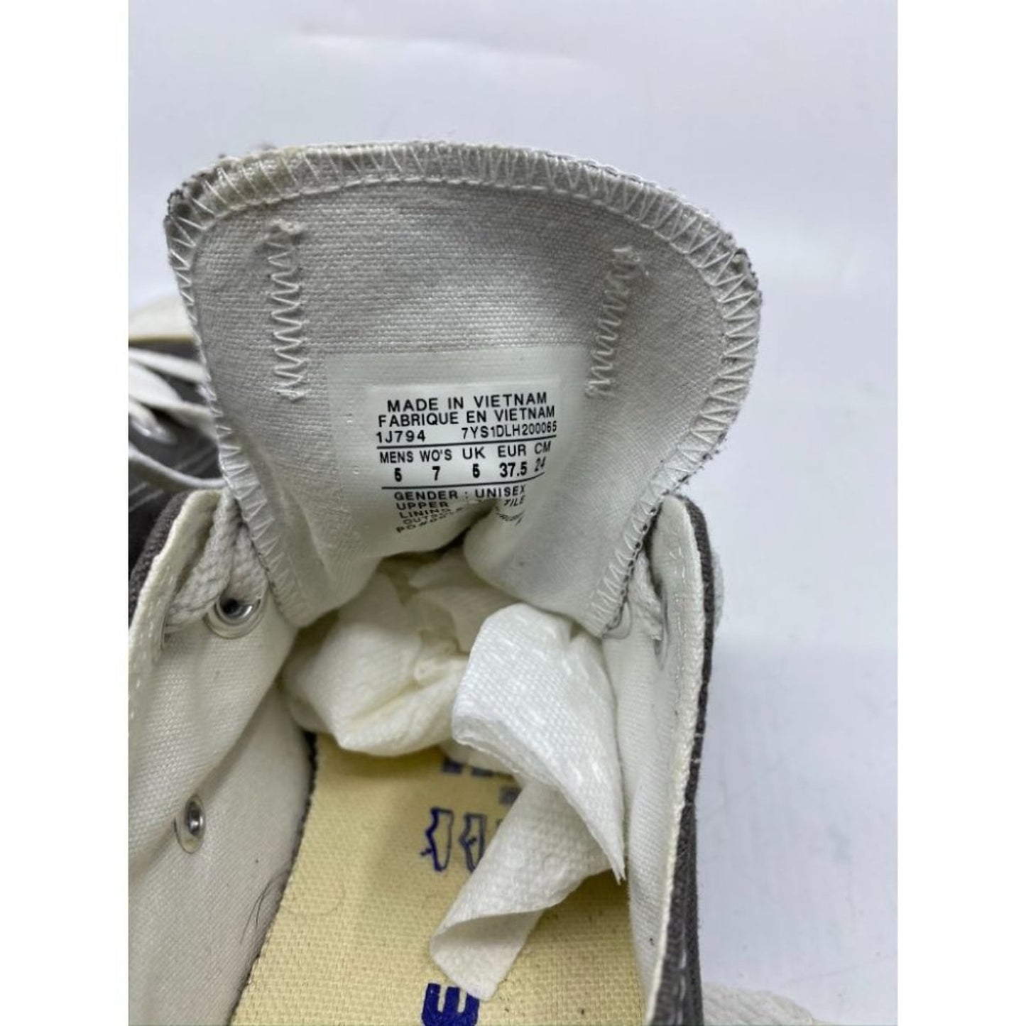 CONVERSE Sneakers White Gray Men's Size 5