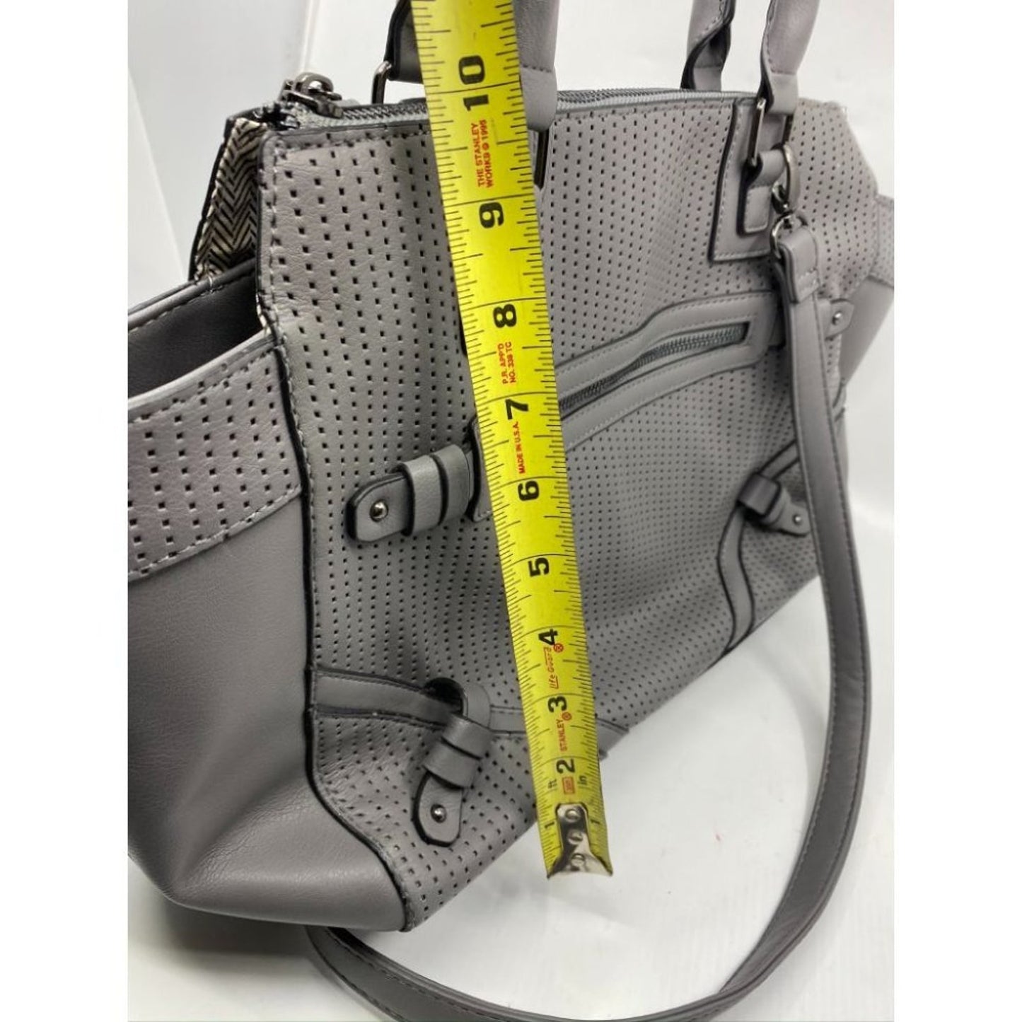 Steve Madden Gray Large Tote Bag