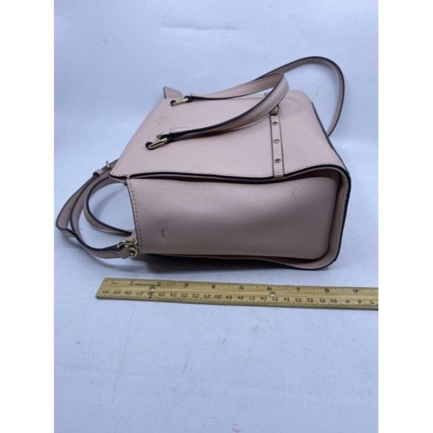 Kate Spade Unique Studded Bow Pink Leather Cross Body Bag