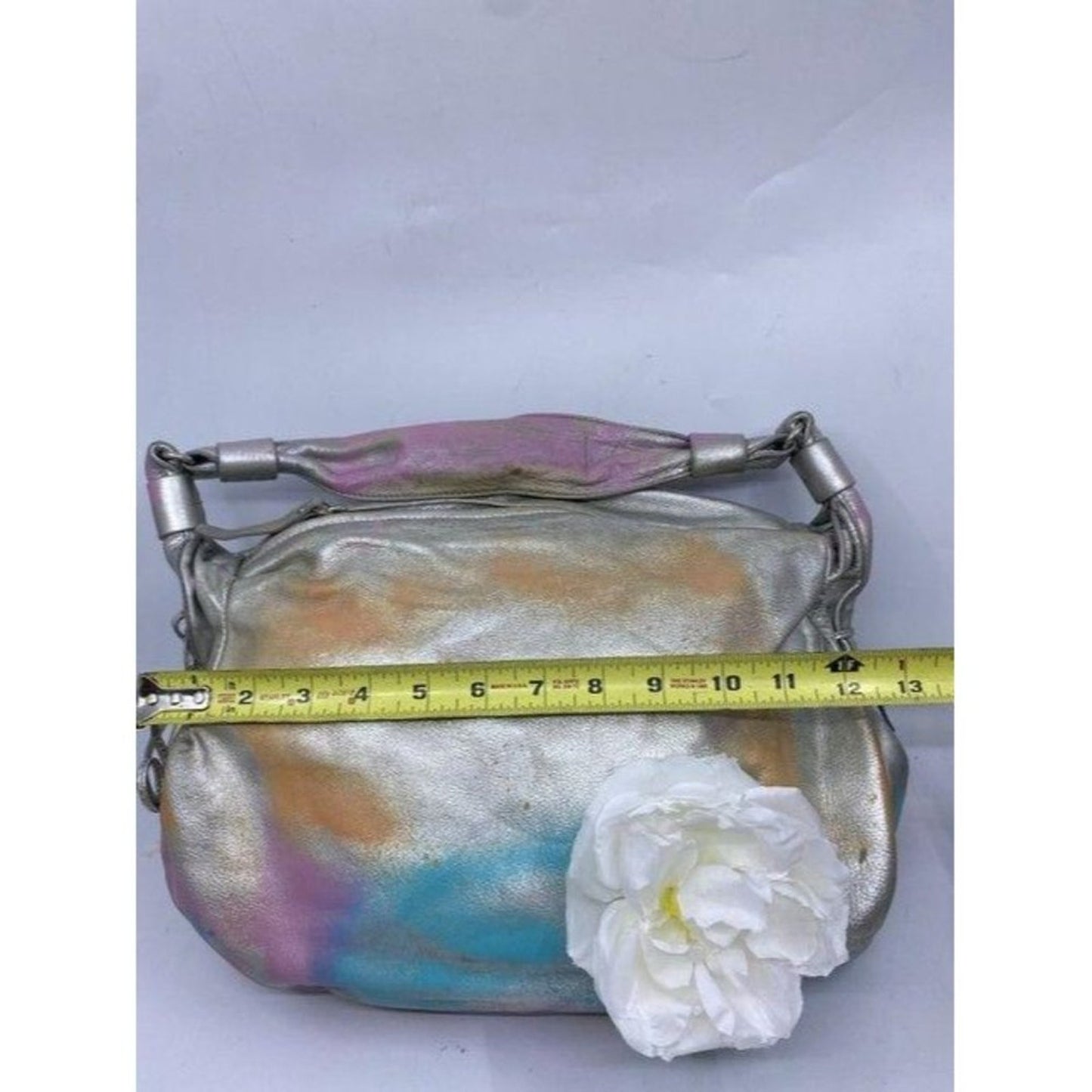 kate spade w large customized w multicolor leather