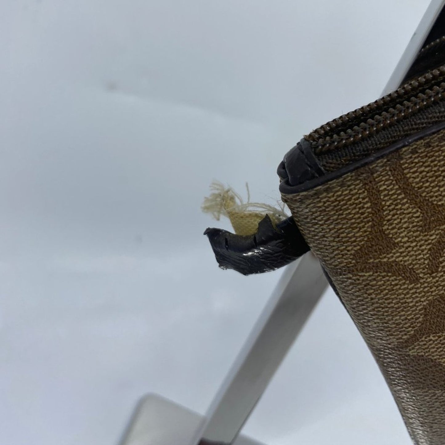 COACH Tan Brown C Signature Canvas Wristlet