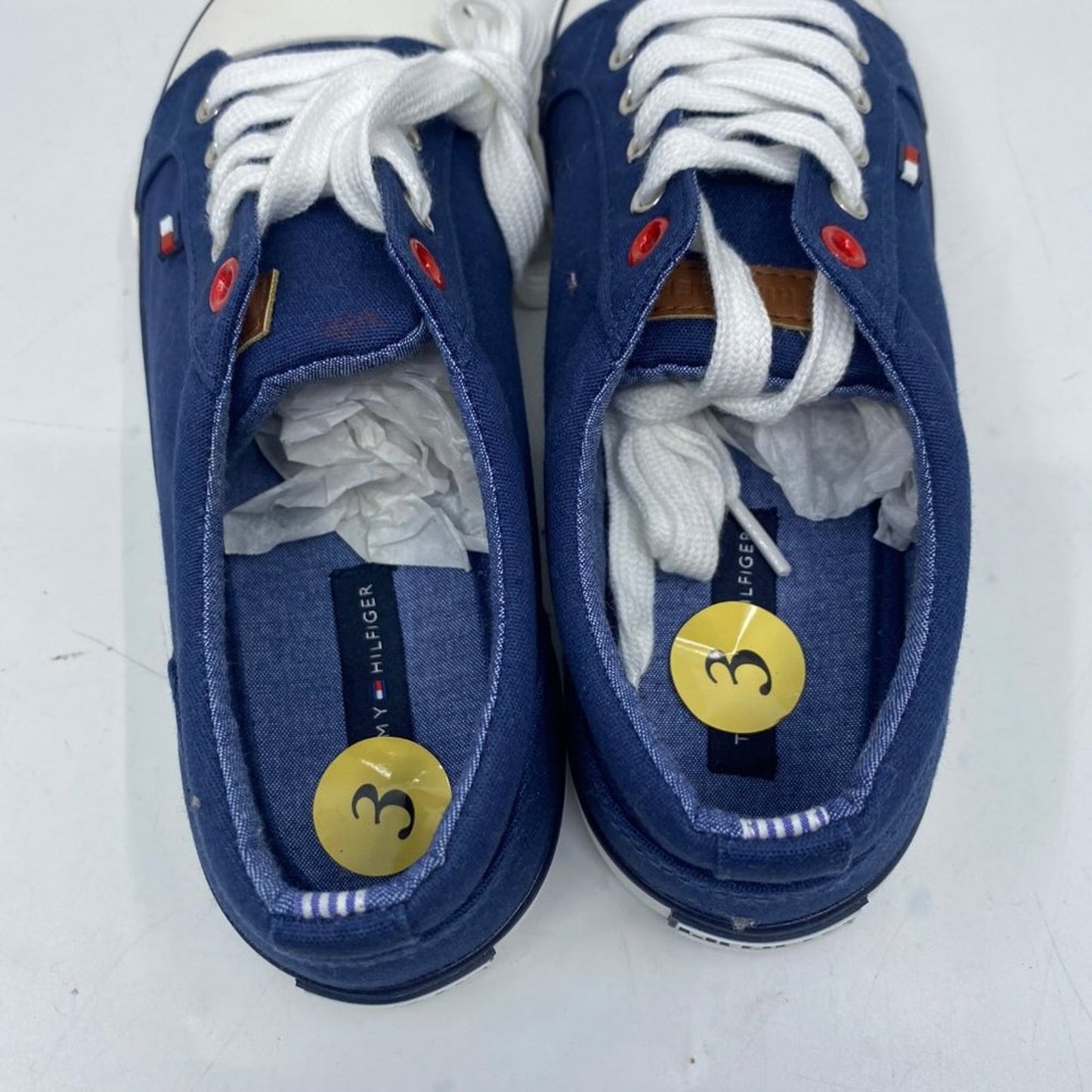 Tommy Hilfiger Blue Cormac Lace Up Sneakers