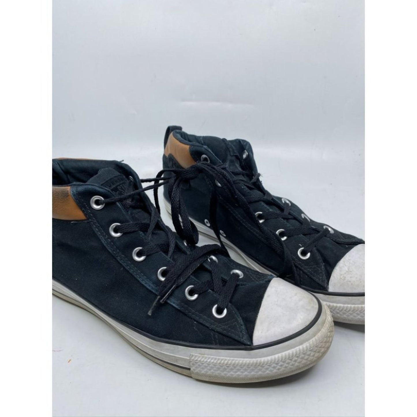 CONVERSE Sneakers White Navy Blue Women's Size 11