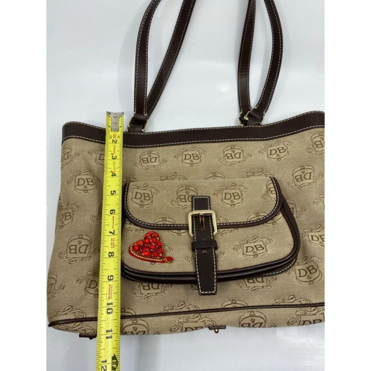 DOONEY & BOURKE Tan Brown Shoulder Bag Customized