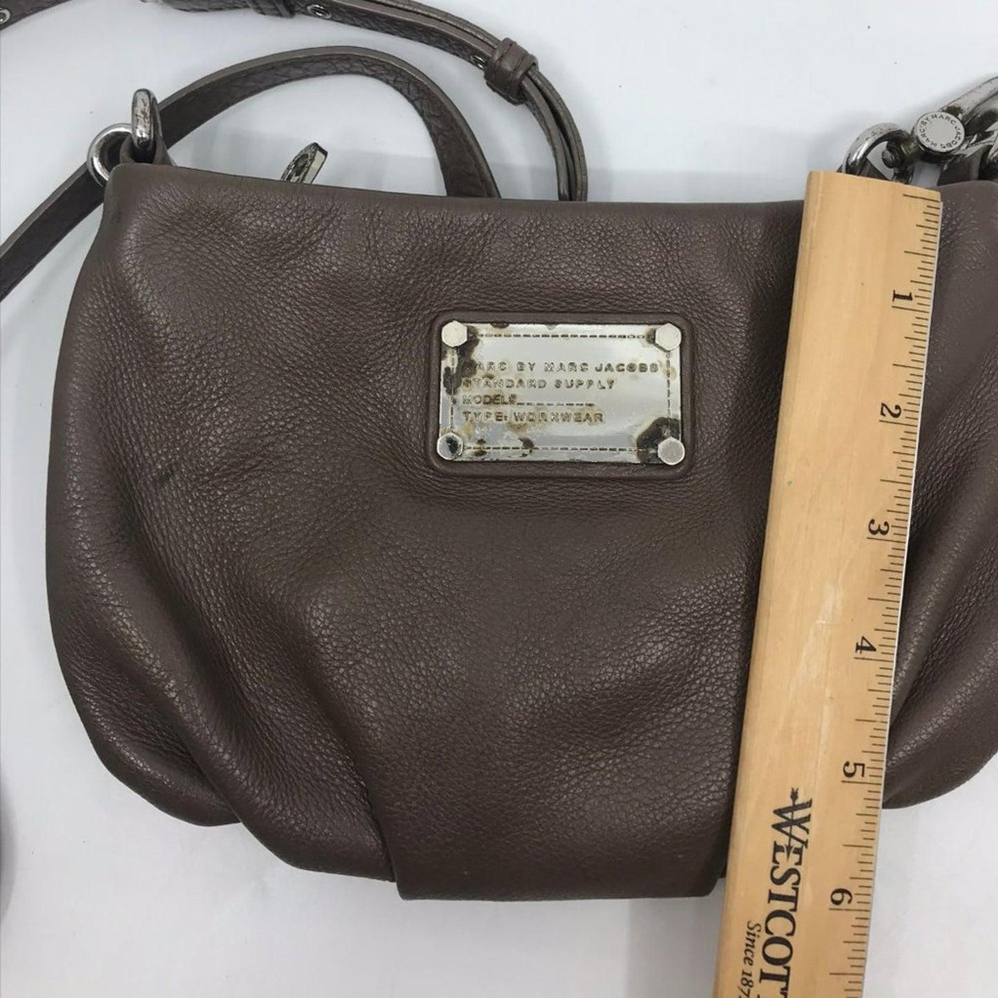 Marc Jacobs Brown Leather Crossbody Bag
