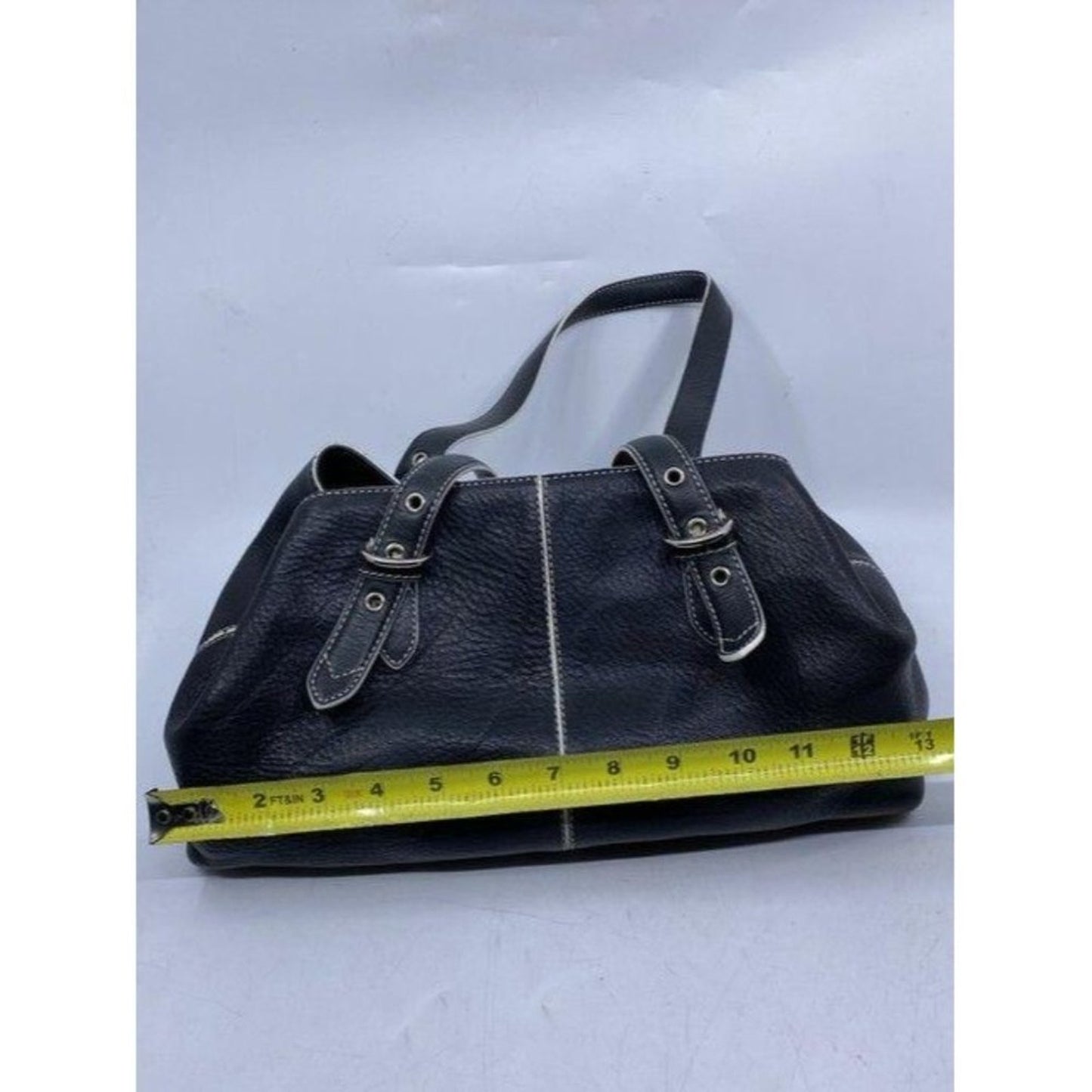 Cole Haan black leather shoulder bag