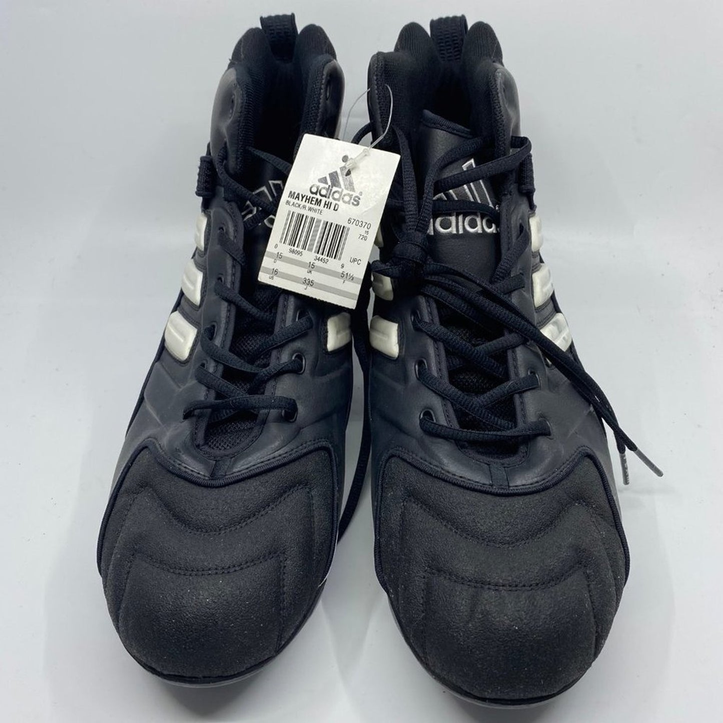 Adidas TURF HOG LX MID Black Sneakers Size: US 16