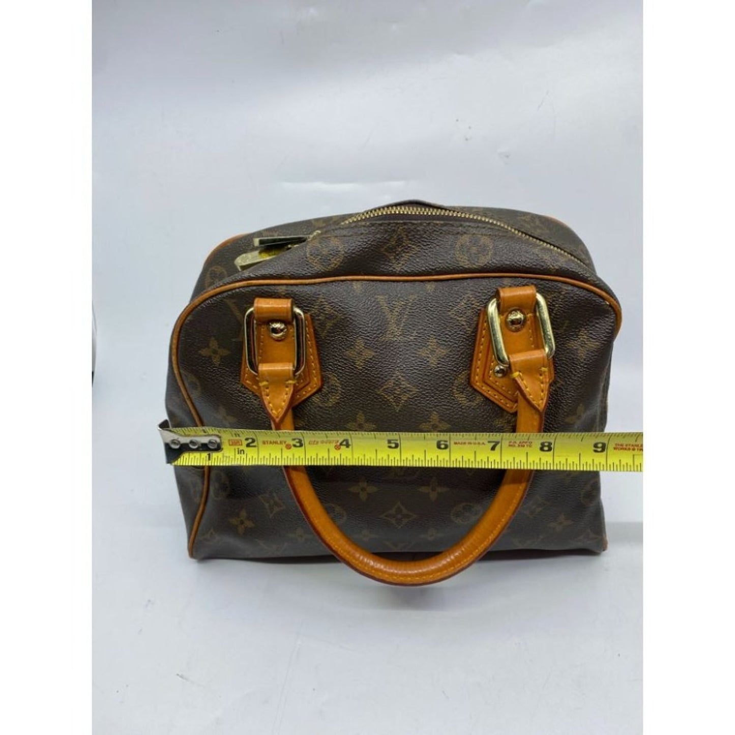 Louis Vuitton Manhattan PM Brown Tote Handbag