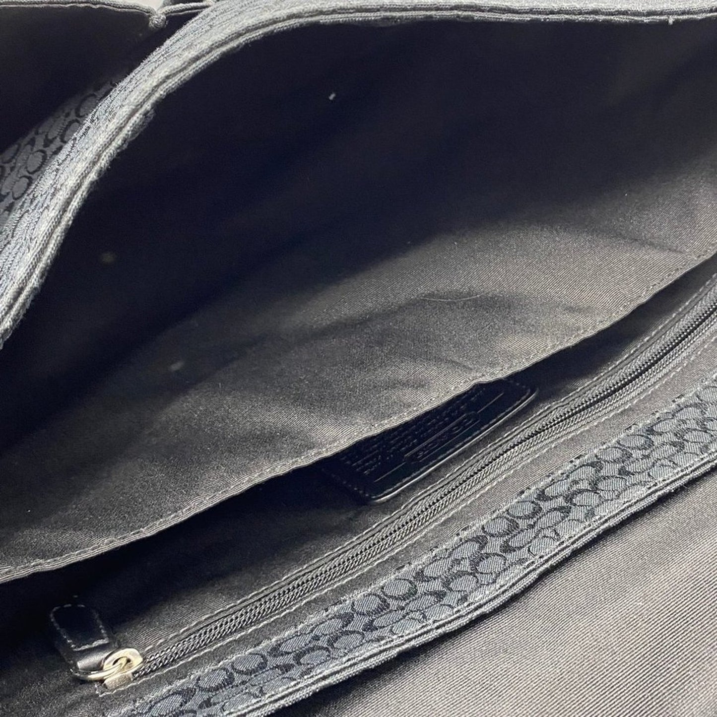 COACH Black Fabric Crossbody Bag