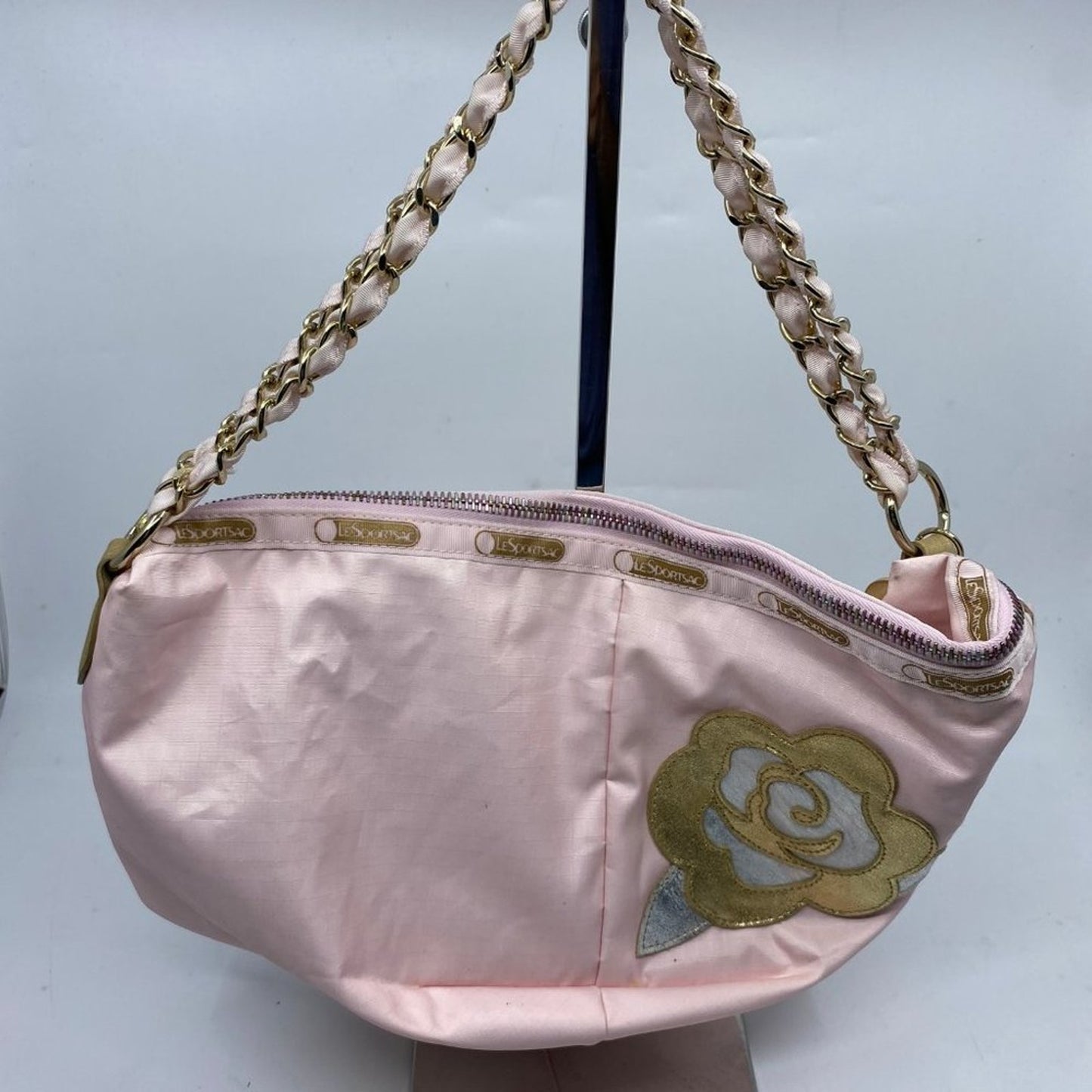 LeSportsac Baby Pink Nylon Shoulder Bag