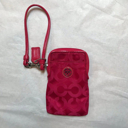 Coach Signature Pink Wallet