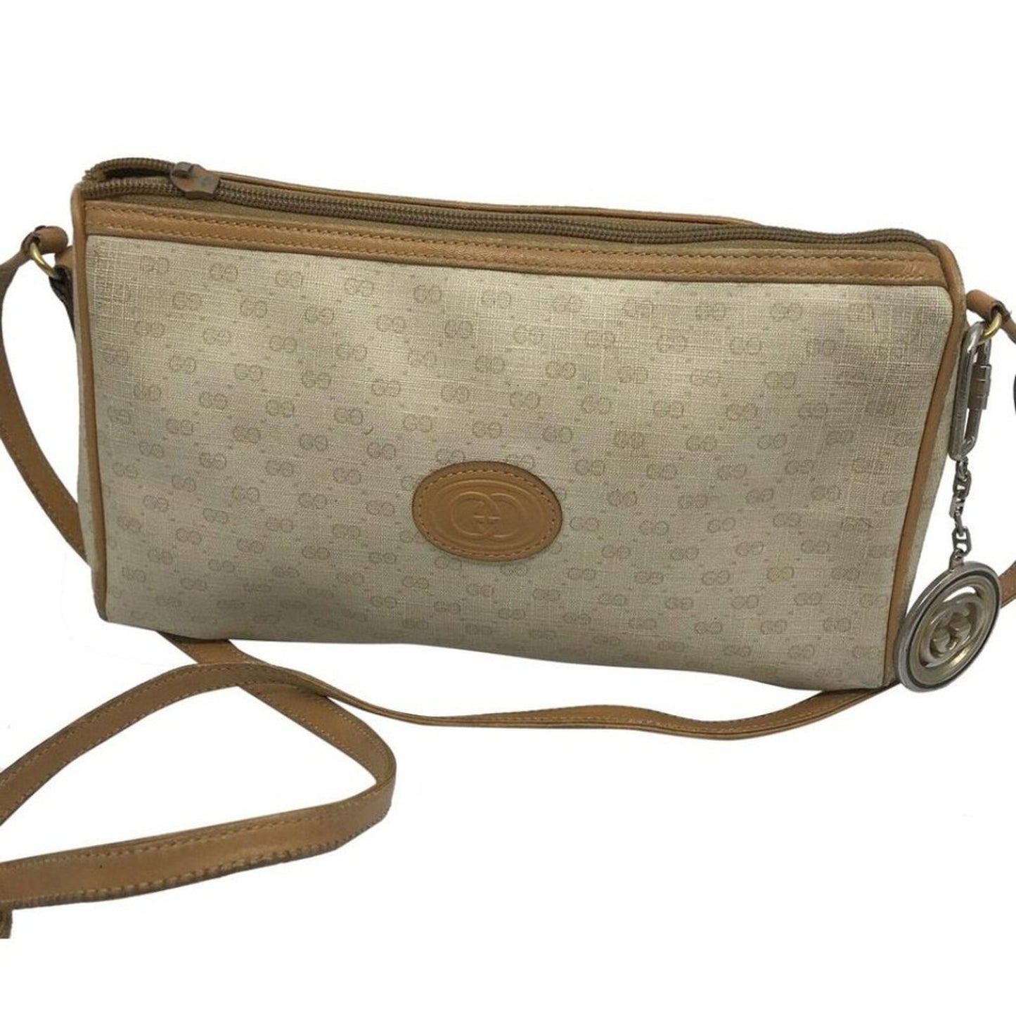 GUCCI Vintage Crossbody Bag All Over Signature