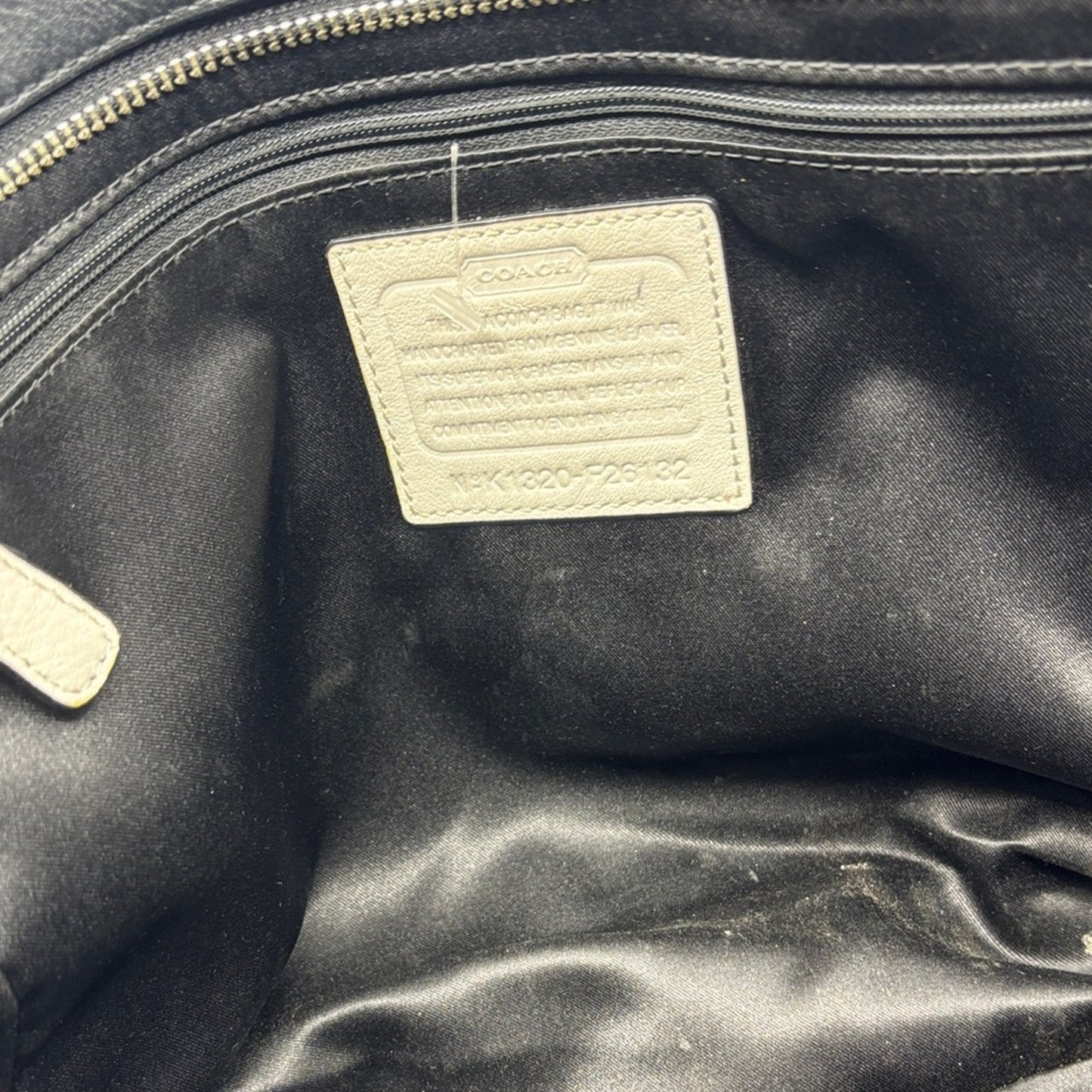 Coach Black and Tan Tote Bag