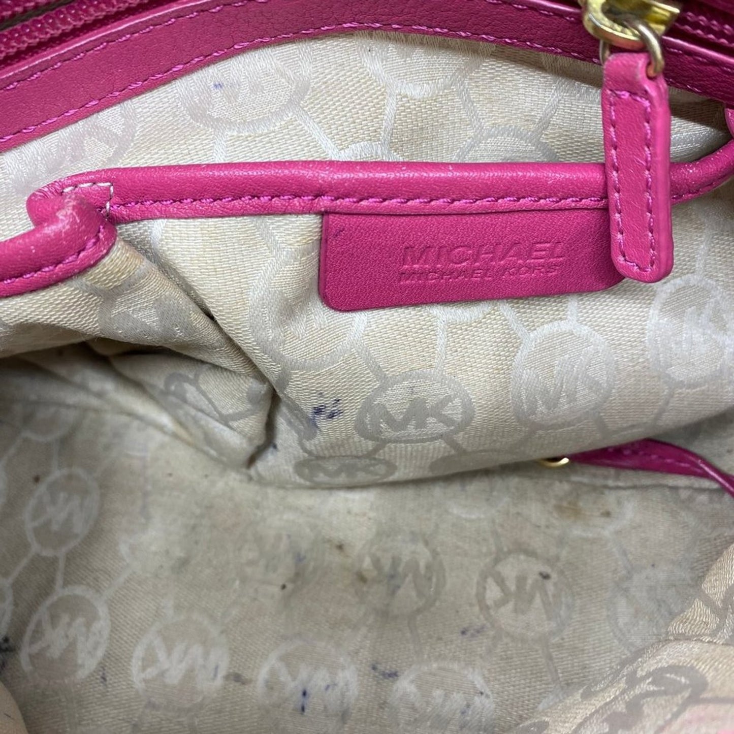 Michael Kors Customized w/ Cats Patch and Graffiti